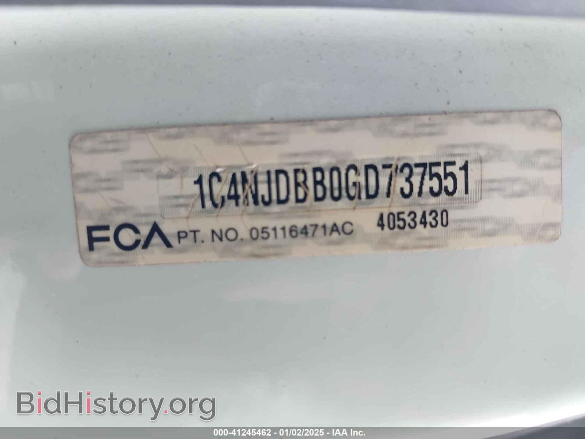 2016 JEEP COMPASS - VIN: 1C4NJDBB0GD737551 - Фото 9