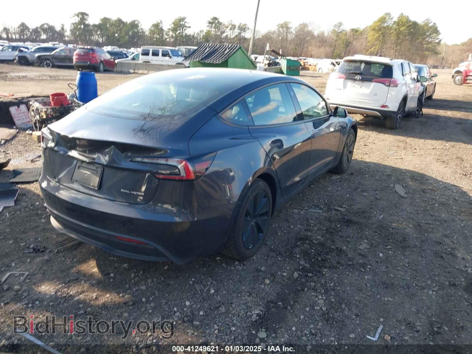 2024 TESLA MODEL 3 - VIN: 5YJ3E1EB3RF816150 - Фото 4