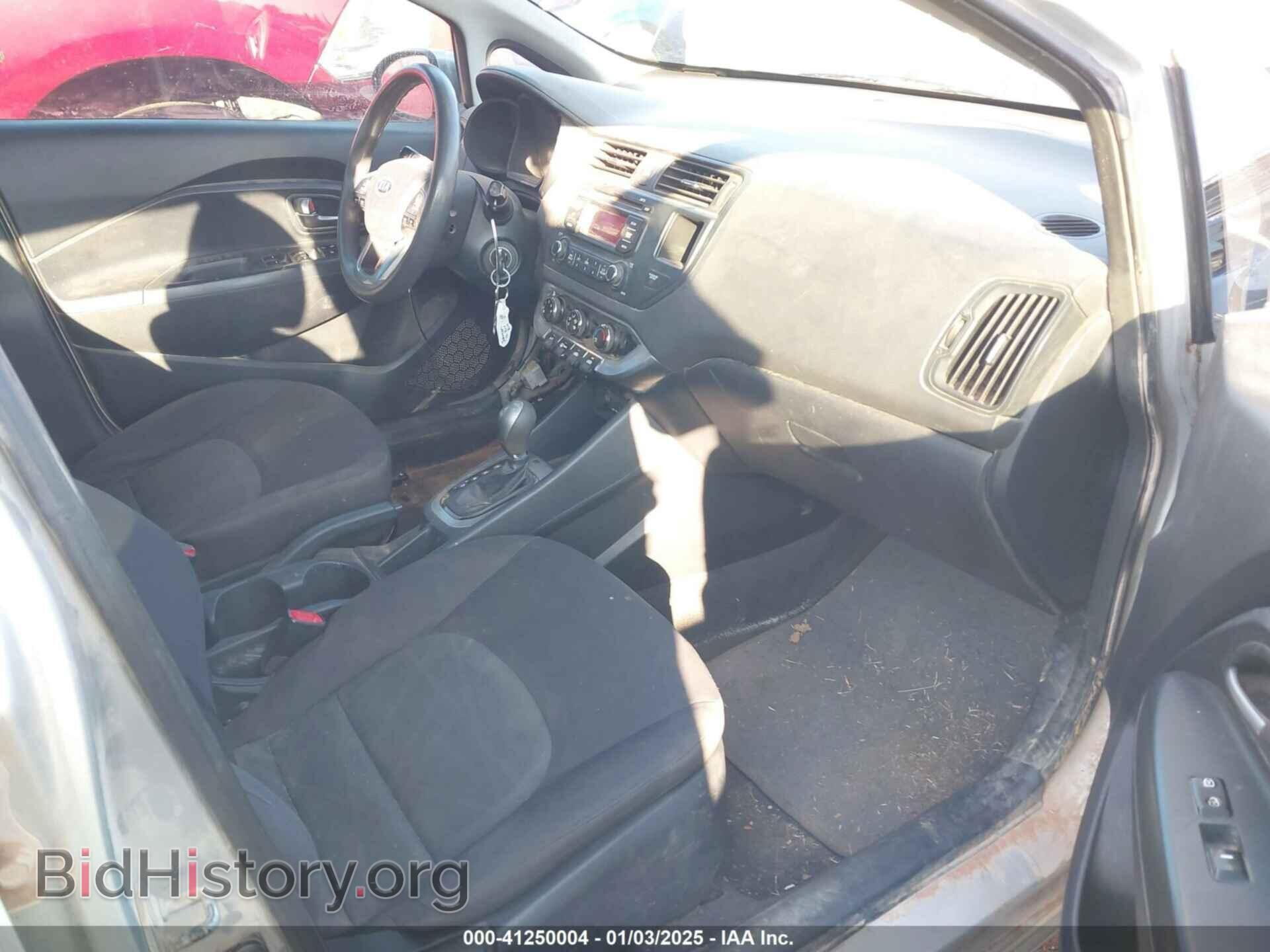 2012 KIA RIO - VIN: KNADM4A31C6093616 - Фото 5