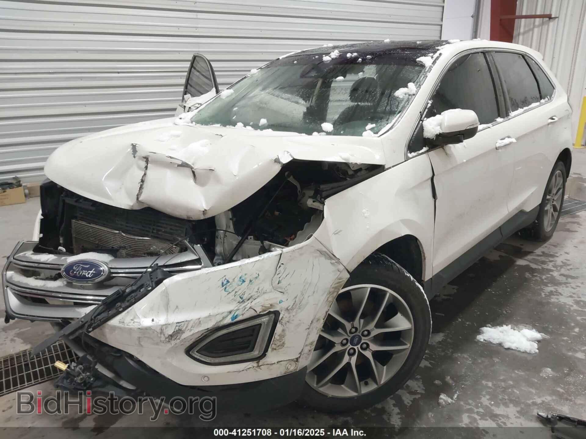2016 FORD EDGE - VIN: 2FMPK4K80GBC30838 - Фото 2