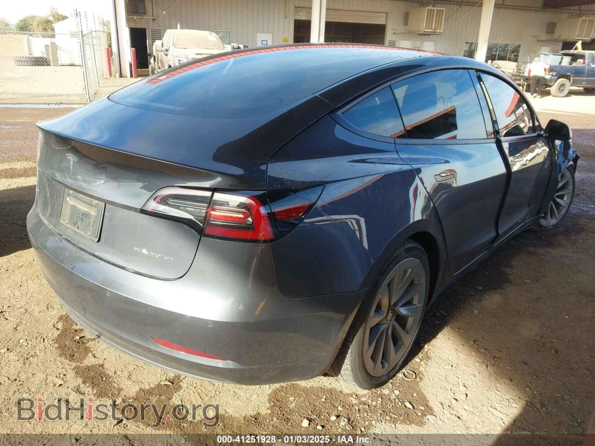 2022 TESLA MODEL 3 - VIN: 5YJ3E1EBXNF129693 - Фото 4