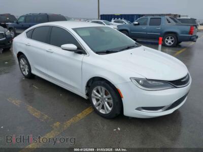 2015 Chrysler 200 Limited, белый — VIN 1C3CCCAB7FN752980, IAAI
