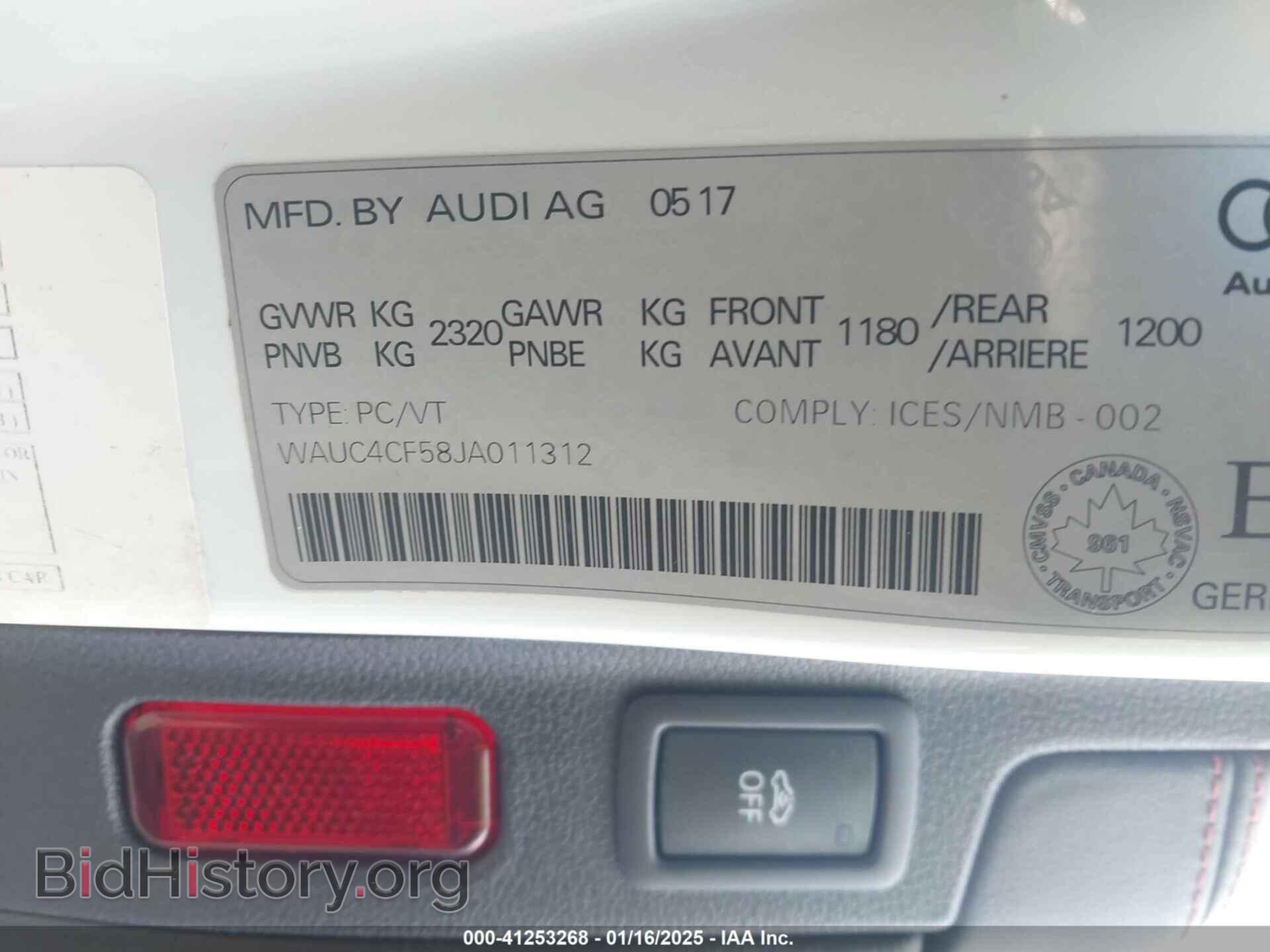 2018 AUDI S5 - VIN: WAUC4CF58JA011312 - Фото 9