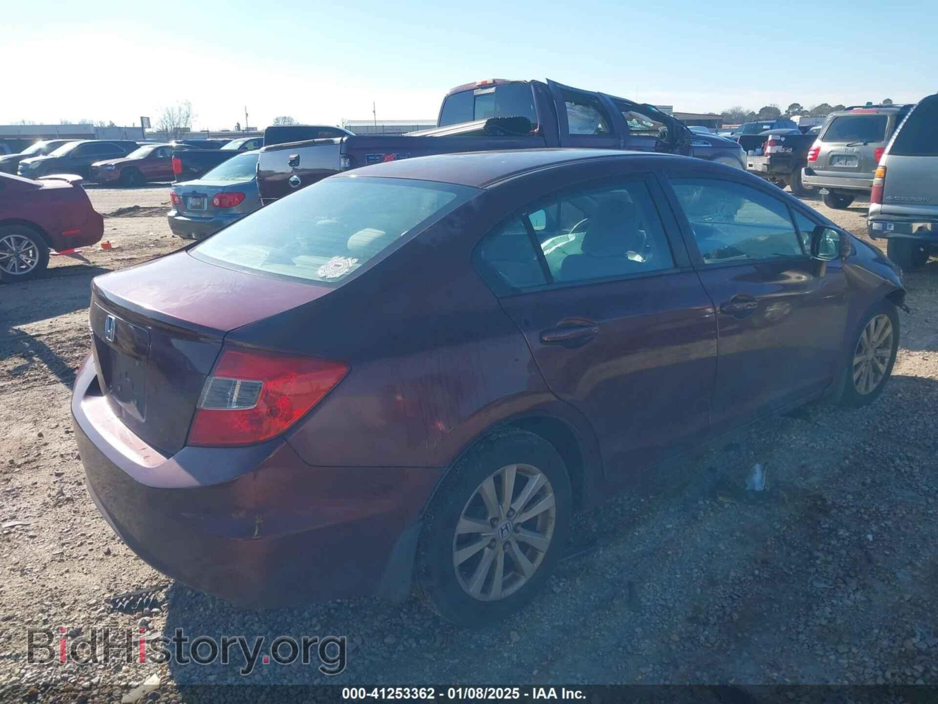 2012 HONDA CIVIC - VIN: 2HGFB2F8XCH600913 - Фото 4