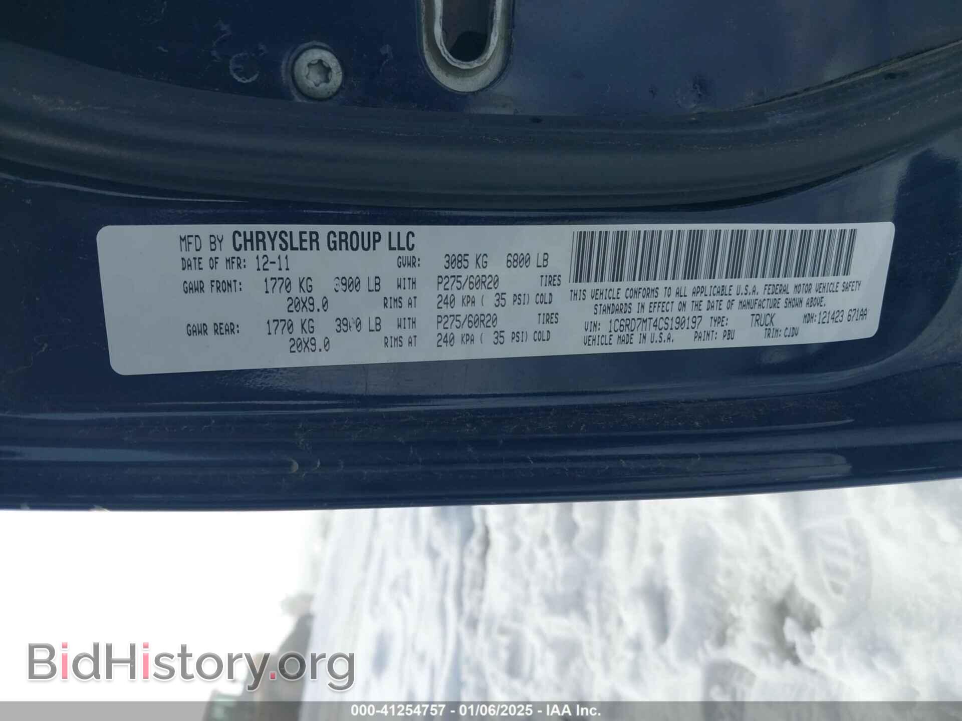 2012 RAM 1500 - VIN: 1C6RD7MT4CS190197 - Photo 9