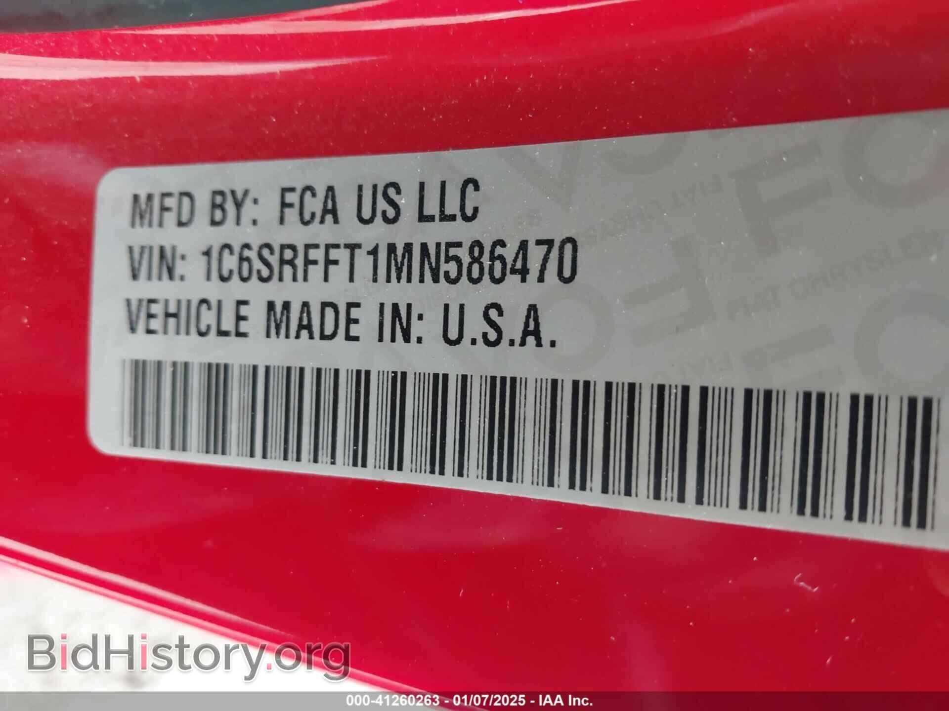 2021 RAM 1500 - VIN: 1C6SRFFT1MN586470 - Фото 9