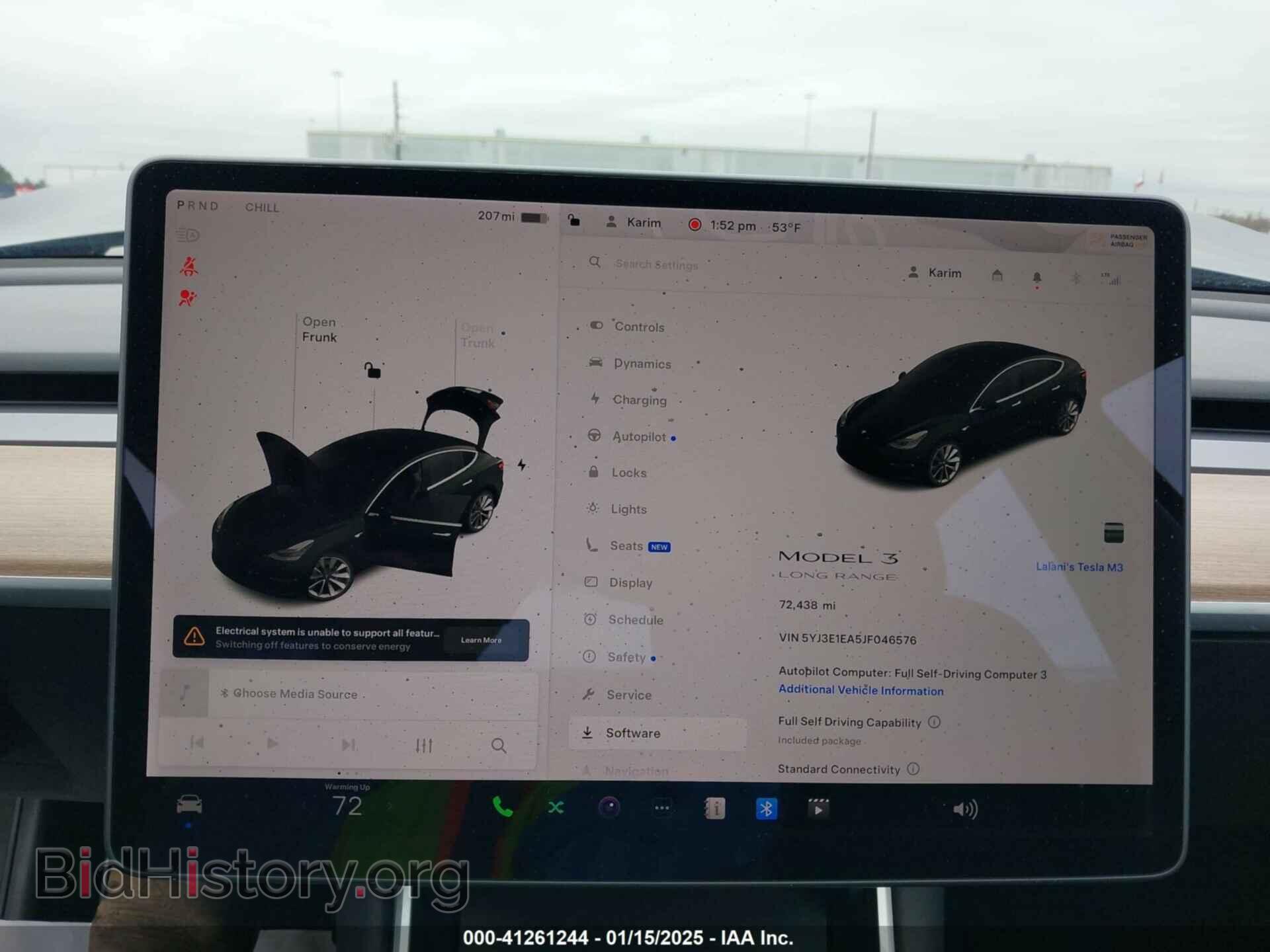2018 TESLA MODEL 3 - VIN: 5YJ3E1EA5JF046576 - Photo 7