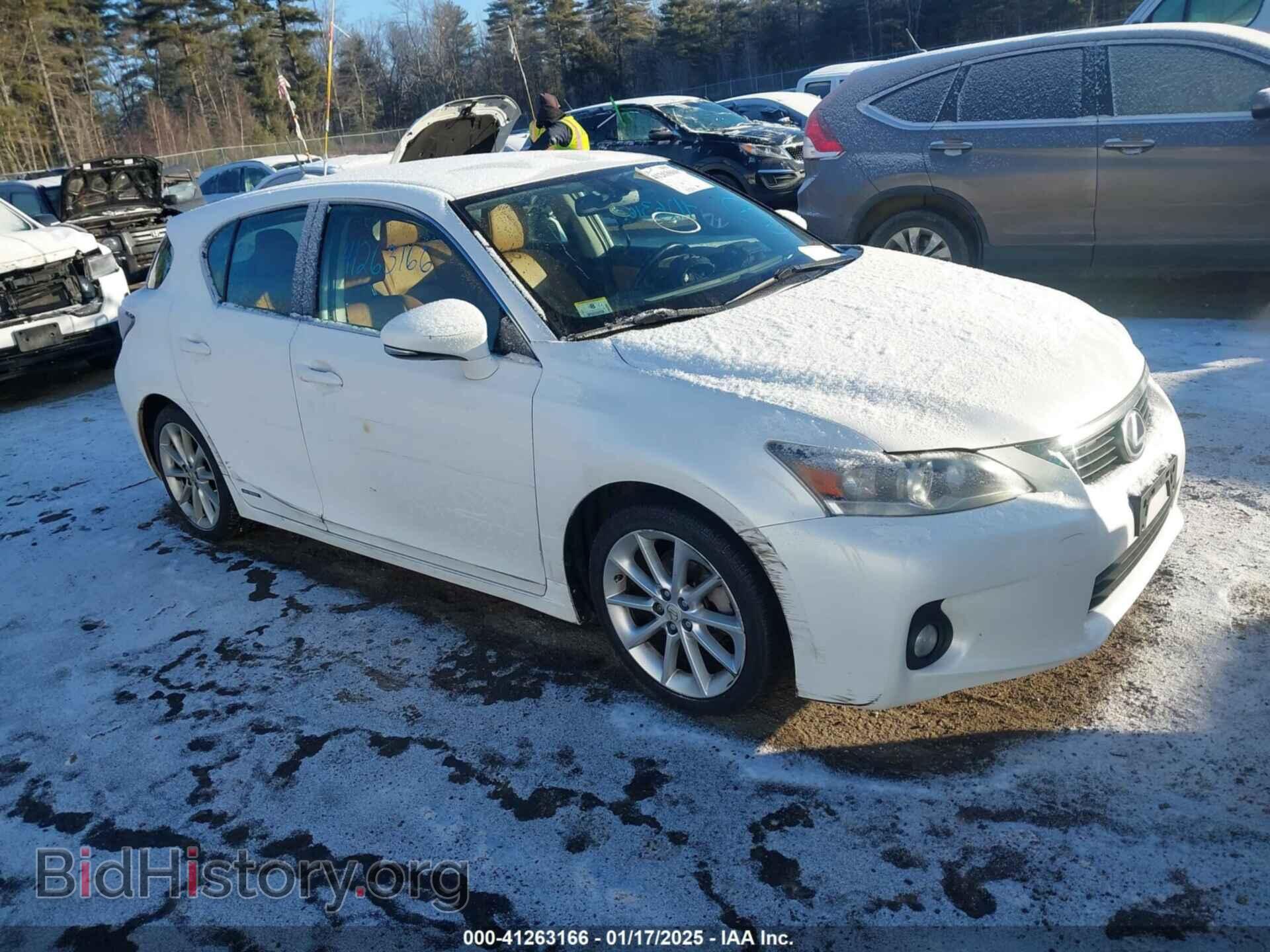Фотография JTHKD5BH4C2073912 - LEXUS CT 200H 2012