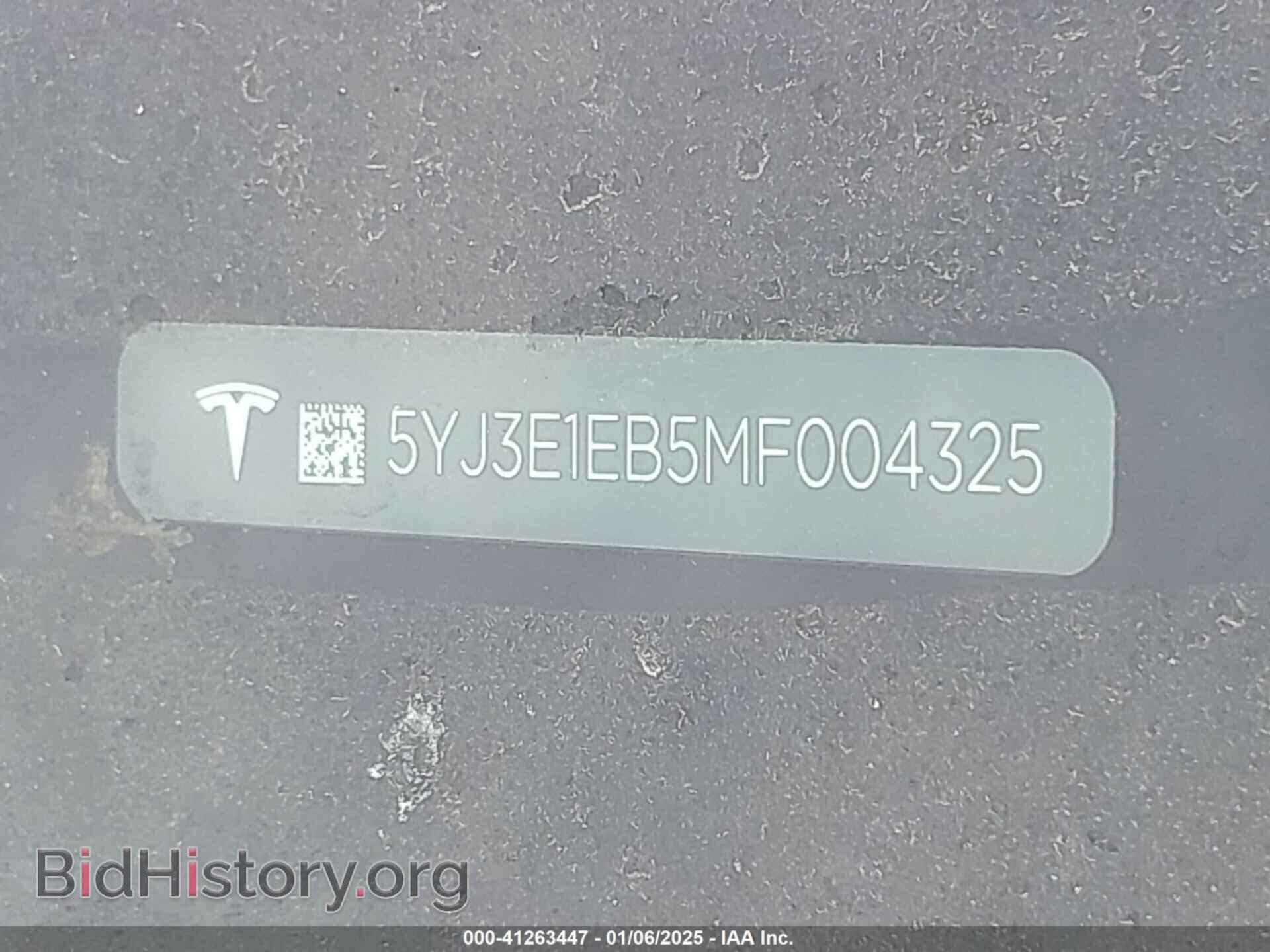 2021 TESLA MODEL 3 - VIN: 5YJ3E1EB5MF004325 - Фото 9
