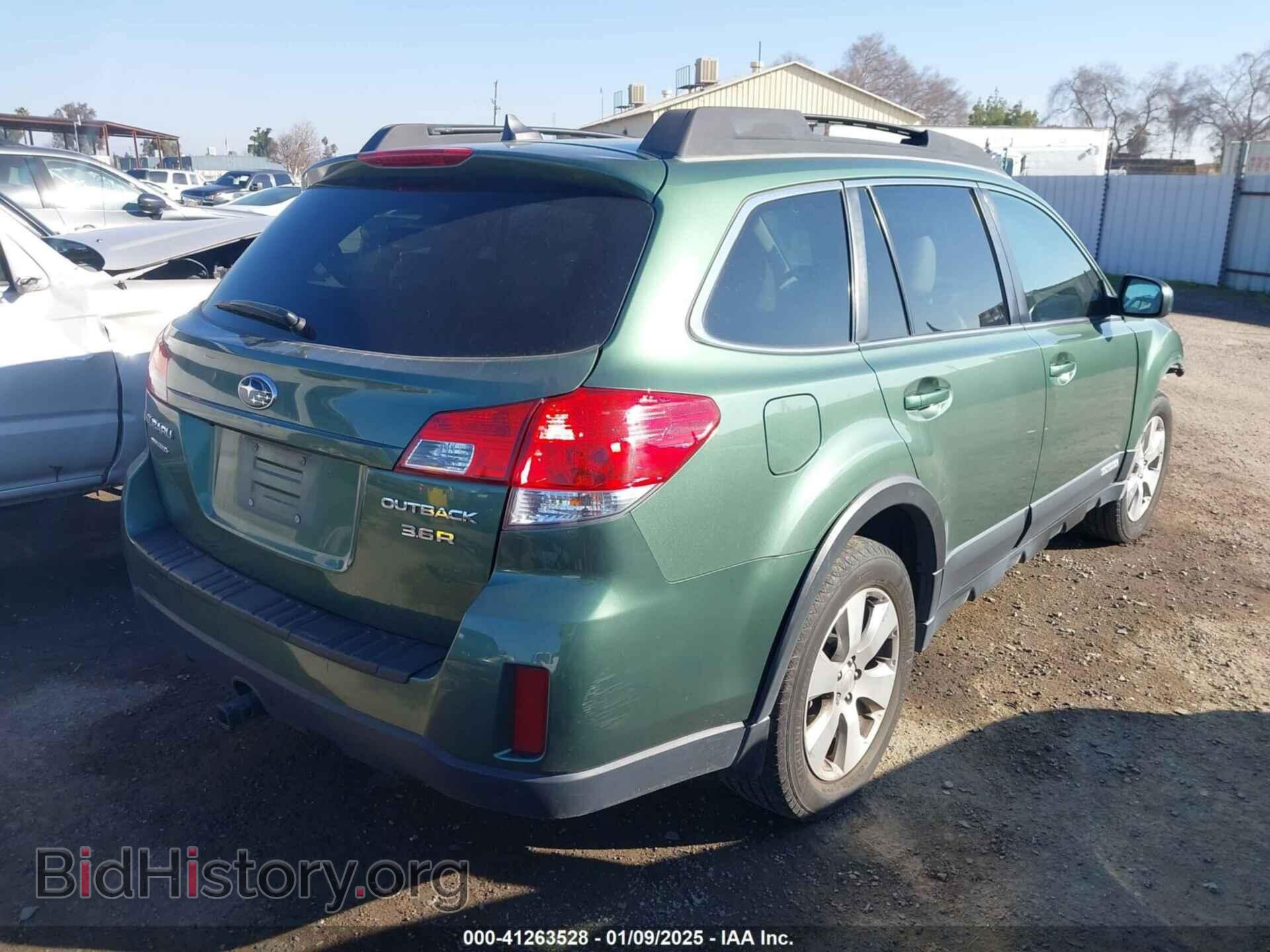 2011 SUBARU OUTBACK - VIN: 4S4BRDLC0B2377376 - Фото 4