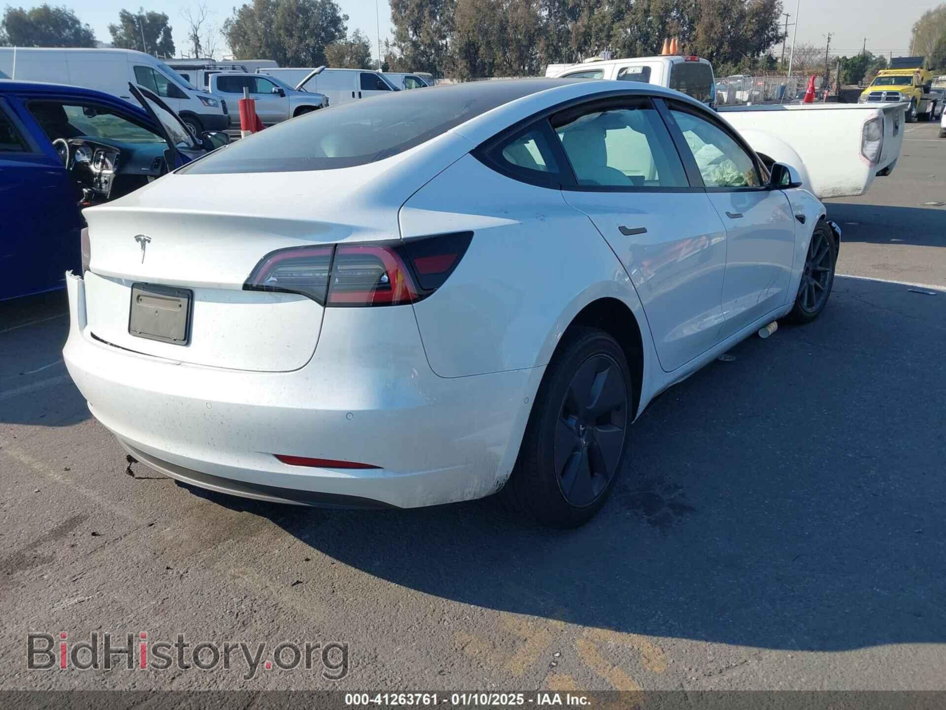 2022 TESLA MODEL 3 - VIN: 5YJ3E1EA4NF319237 - Фото 4