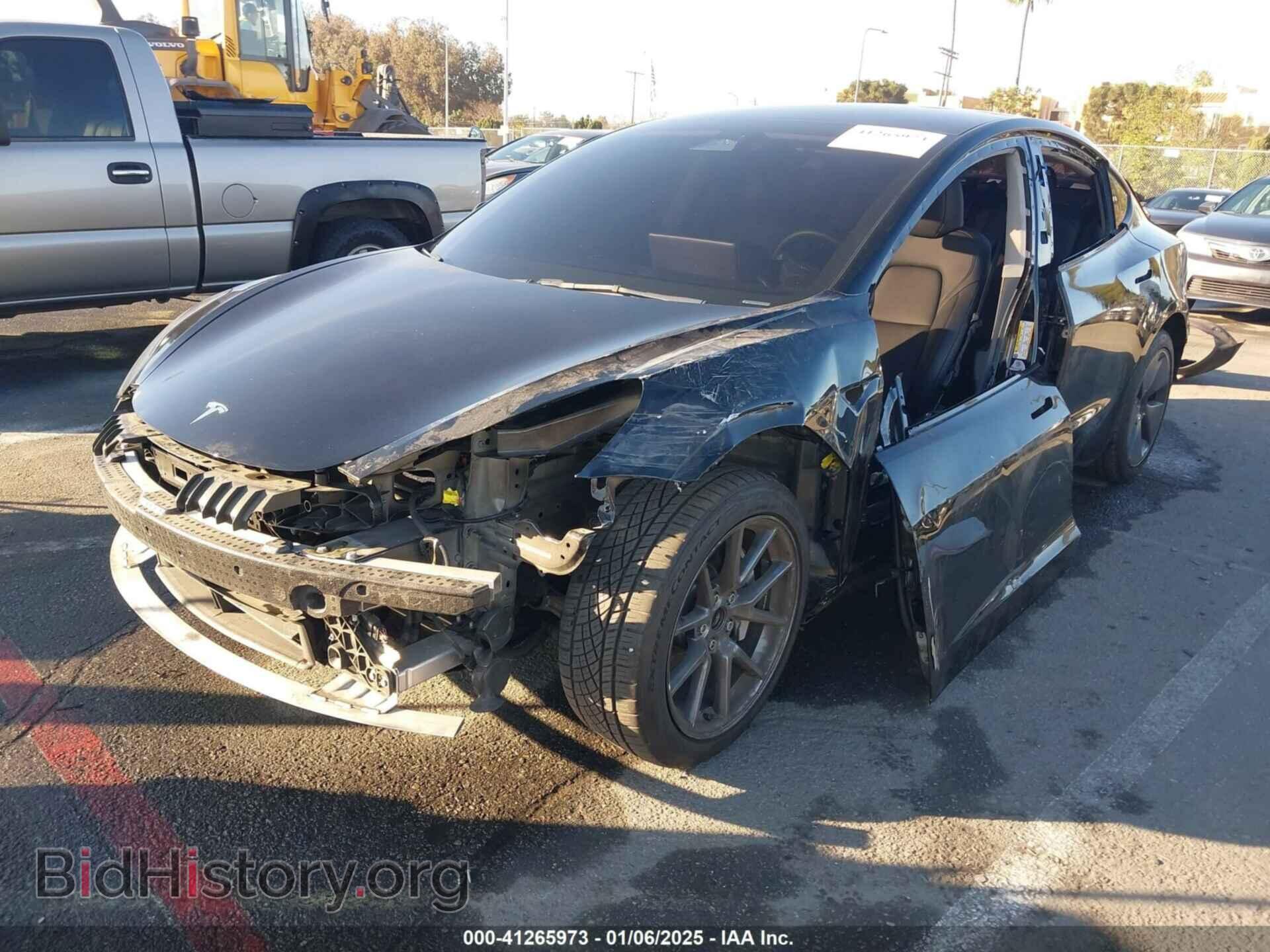 2022 TESLA MODEL 3 - VIN: 5YJ3E1EA3NF320248 - Фото 2