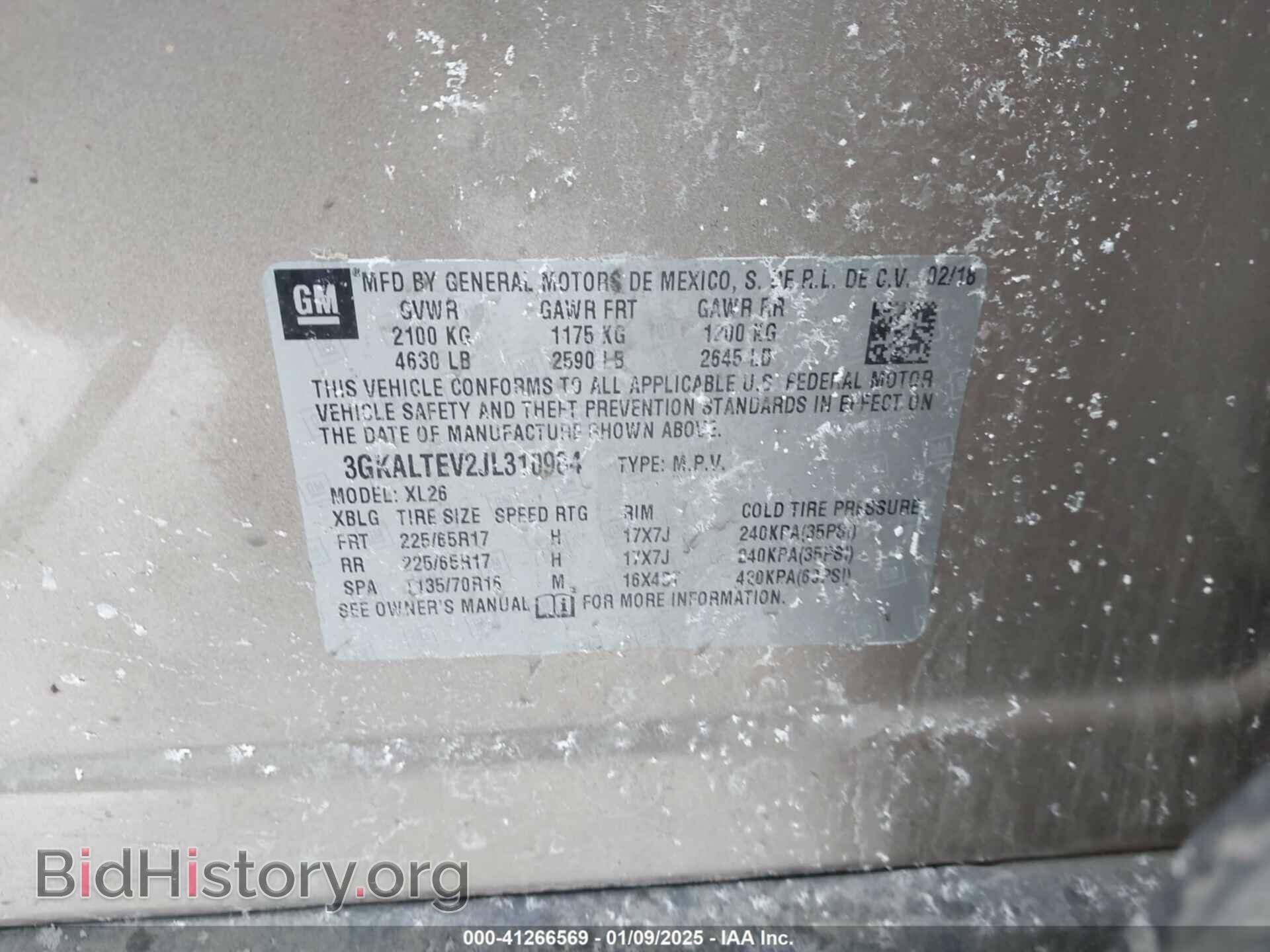 2018 GMC TERRAIN - VIN: 3GKALTEV2JL310984 - Photo 9