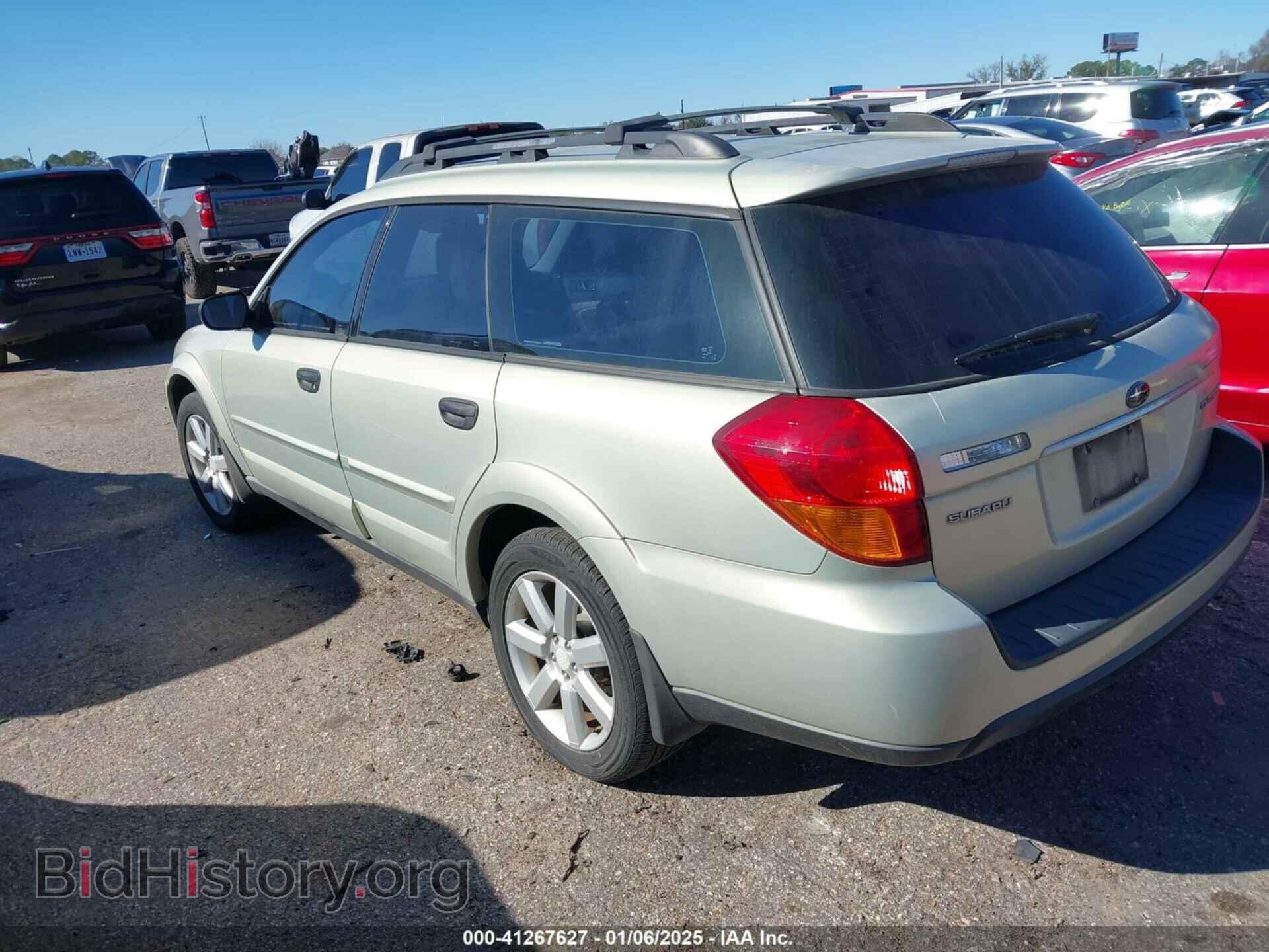 2006 SUBARU OUTBACK - VIN: 4S4BP61CX67344026 - Фото 3