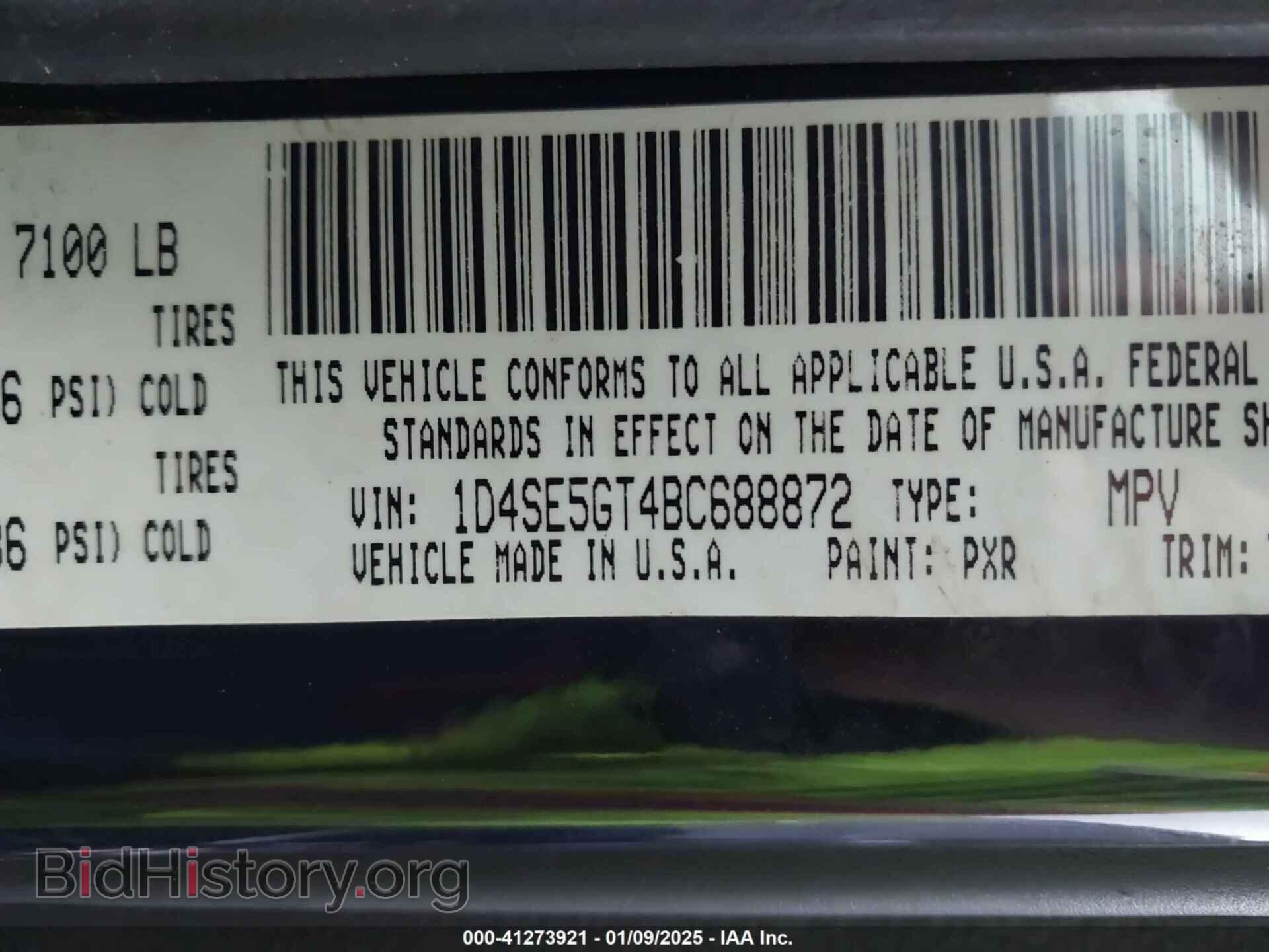 2011 DODGE DURANGO - VIN: 1D4SE5GT4BC688872 - Photo 9