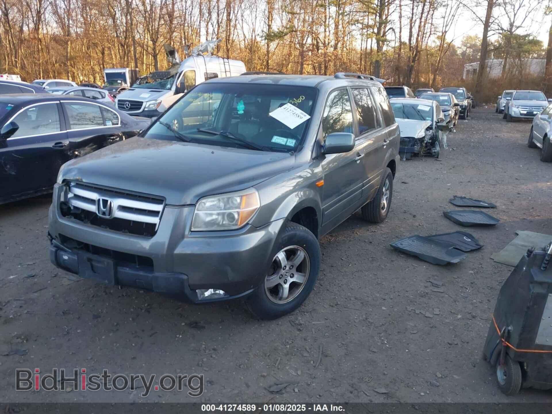 2007 HONDA PILOT - VIN: 2HKYF18647H524247 - Фото 2