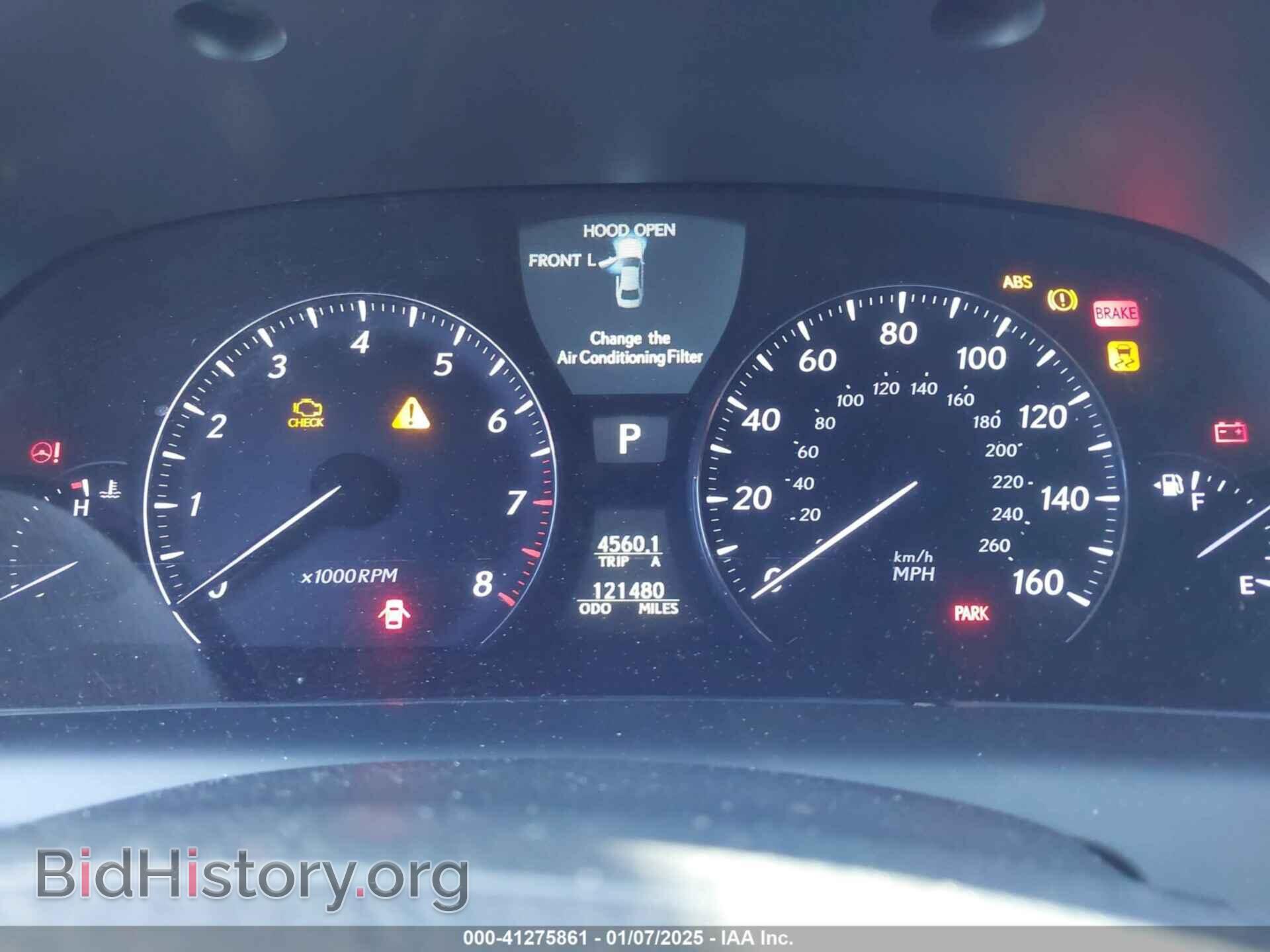 2011 LEXUS LS 460 - VIN: JTHCL5EF5B5012017 - Фото 7
