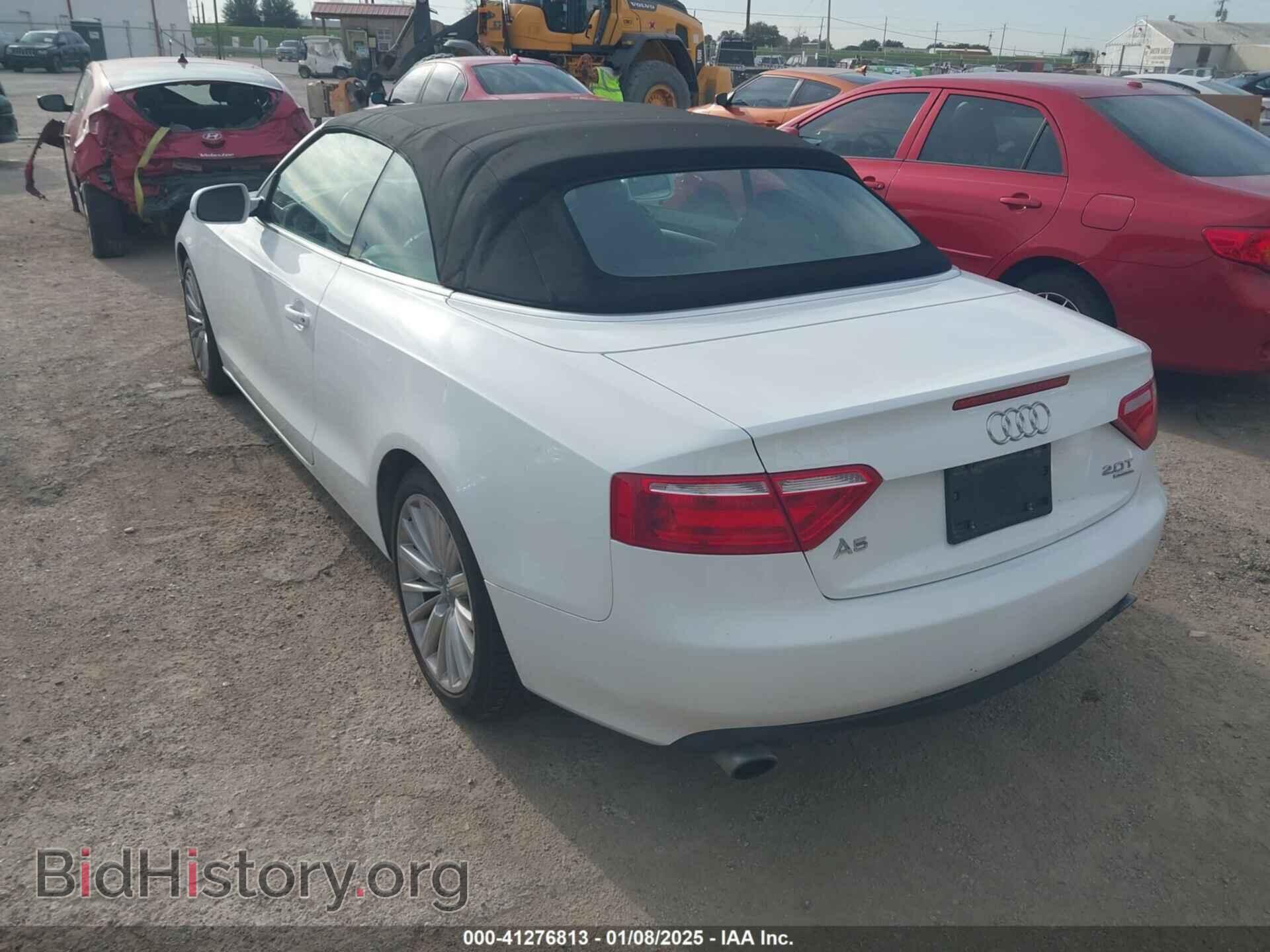 2012 AUDI A5 - VIN: WAUCFAFHXCN008464 - Фото 3