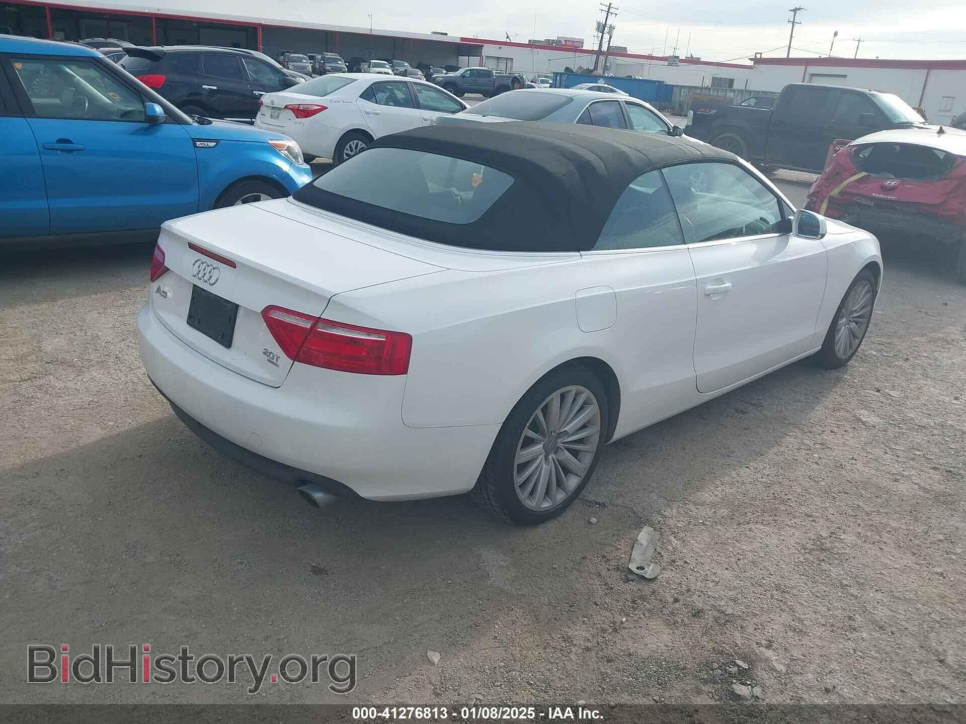 2012 AUDI A5 - VIN: WAUCFAFHXCN008464 - Фото 4