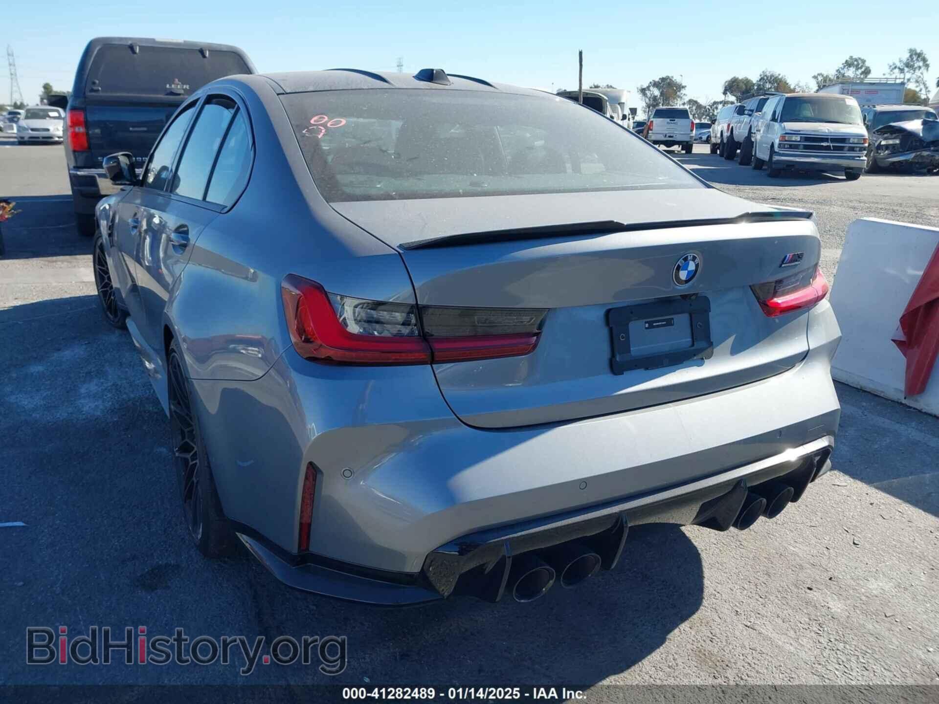 2024 BMW M3 - VIN: WBS33AY02RFT55415 - Фото 3