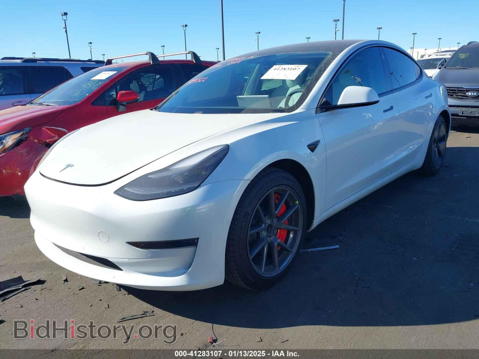 2021 TESLA MODEL 3 - VIN: 5YJ3E1EA7MF994322 - Фото 2