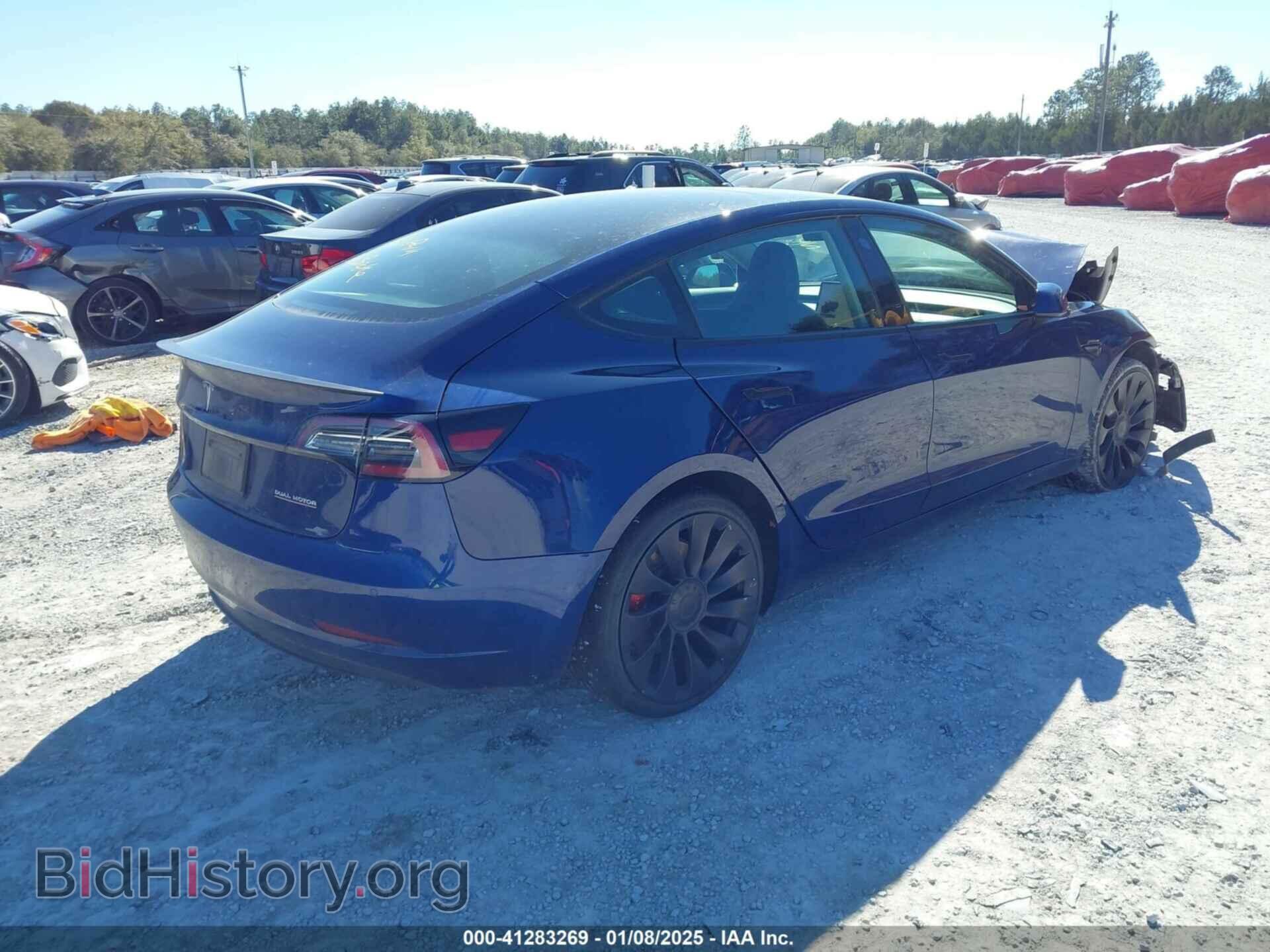 2022 TESLA MODEL 3 - VIN: 5YJ3E1EC9NF263040 - Фото 4
