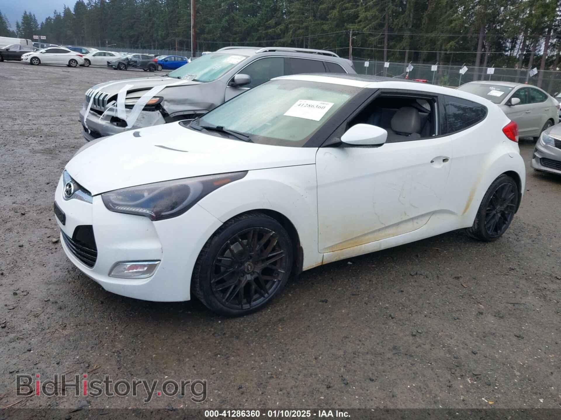 2012 HYUNDAI VELOSTER - VIN: KMHTC6AD2CU036676 - Фото 2