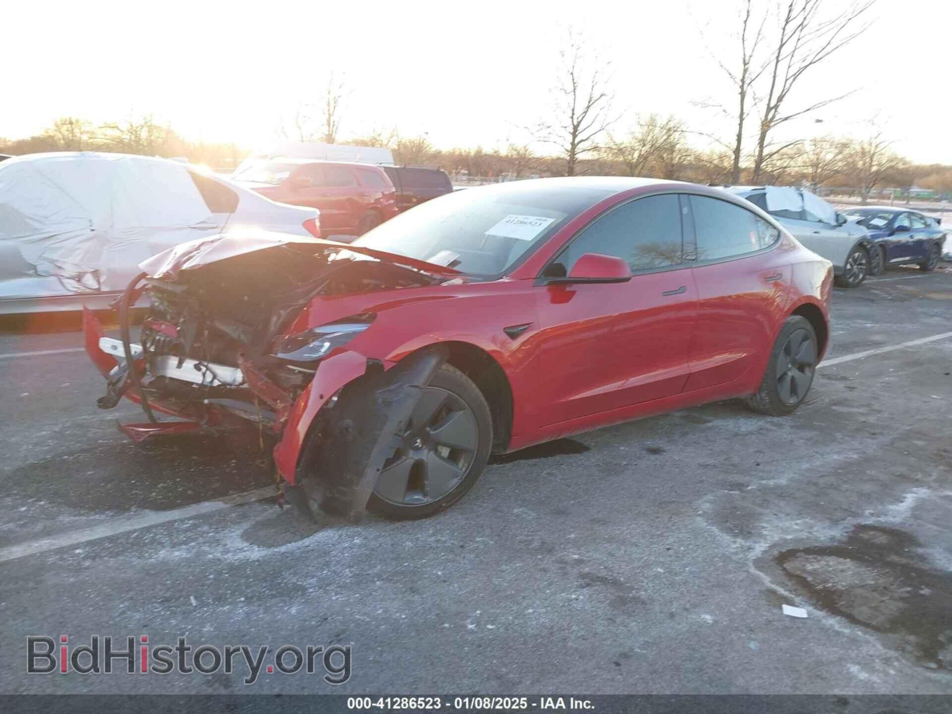 2021 TESLA MODEL 3 - VIN: 5YJ3E1EA6MF840491 - Фото 2