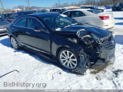 2014 Cadillac ATS Luxury, черный — VIN 1G6AB5RX4E0118445, IAAI