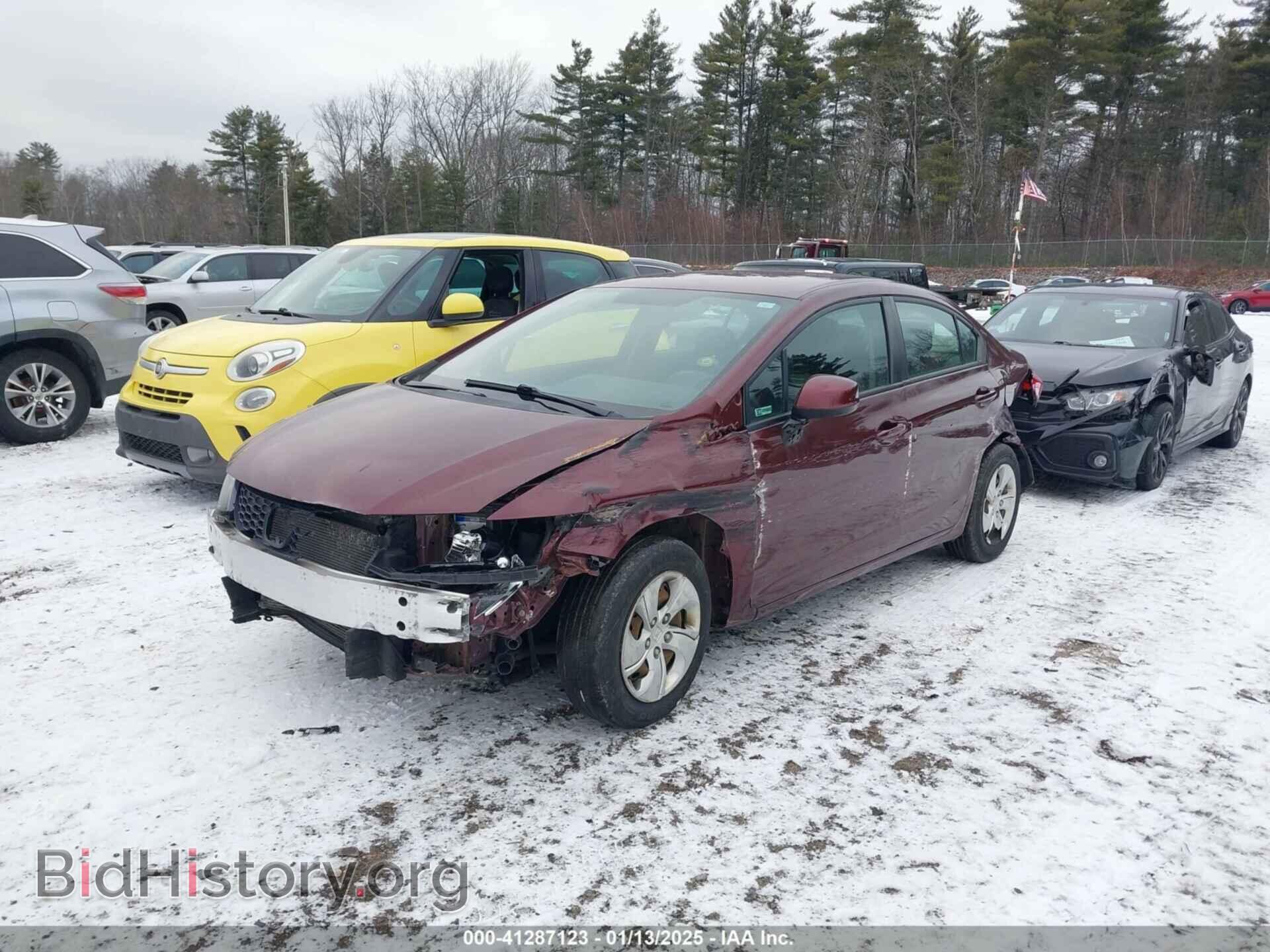 2013 HONDA CIVIC - VIN: 2HGFB2F55DH555595 - Фото 2
