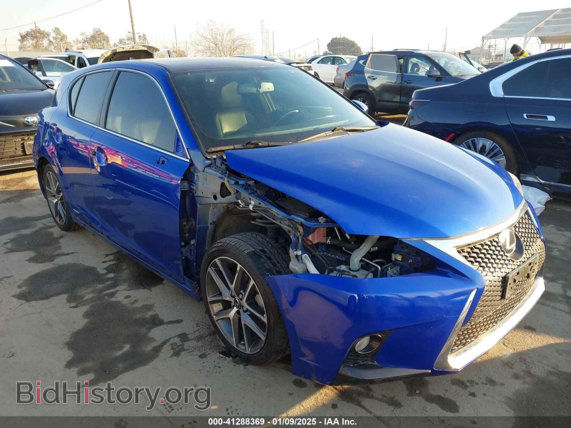 Photo JTHKD5BH8G2267168 - LEXUS CT 200H 2016