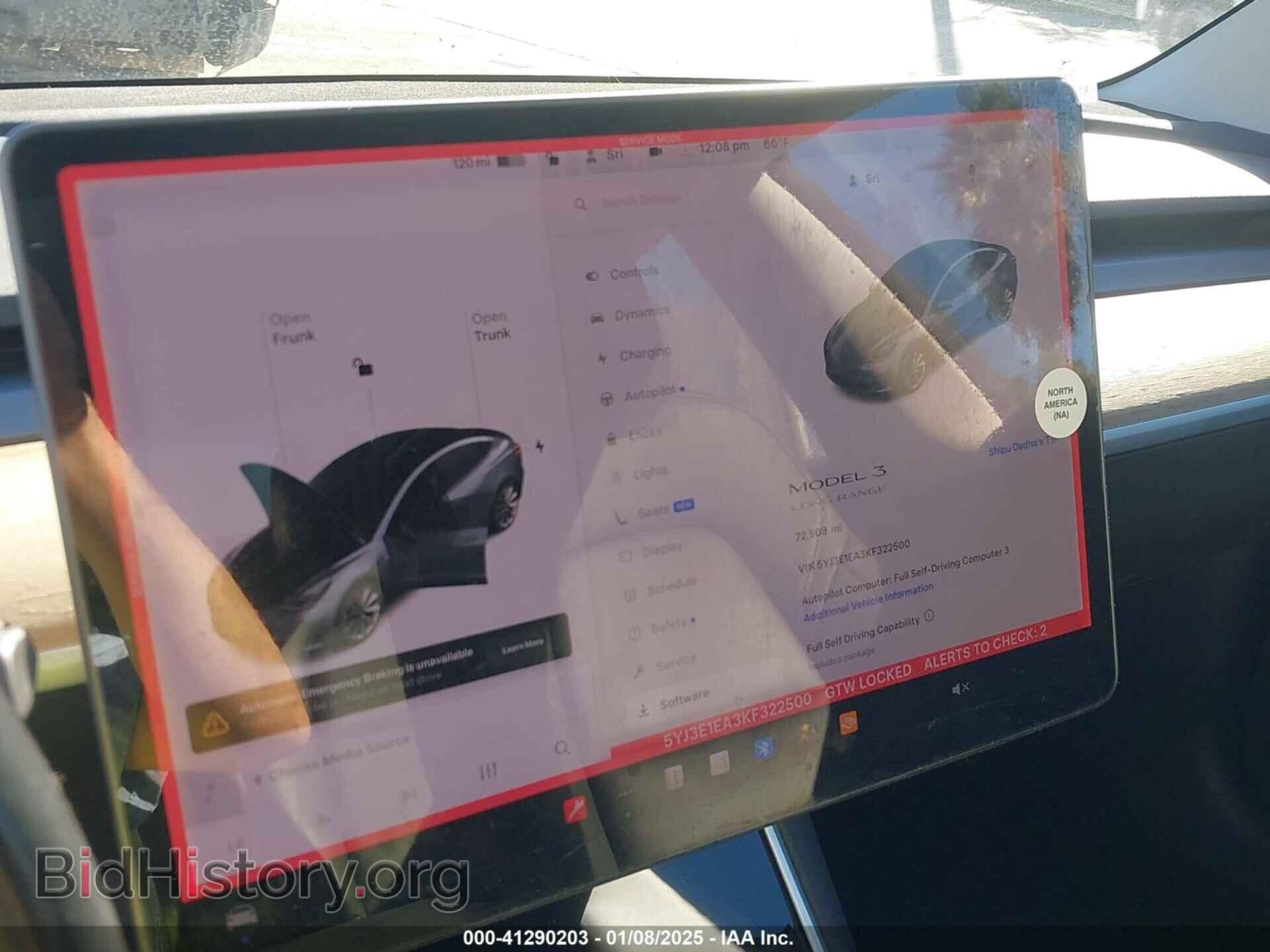 2019 TESLA MODEL 3 - VIN: 5YJ3E1EA3KF322500 - Фото 7