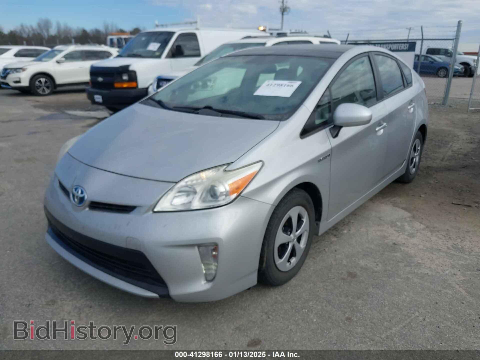 2014 TOYOTA PRIUS - VIN: JTDKN3DU4E1762080 - Фото 2