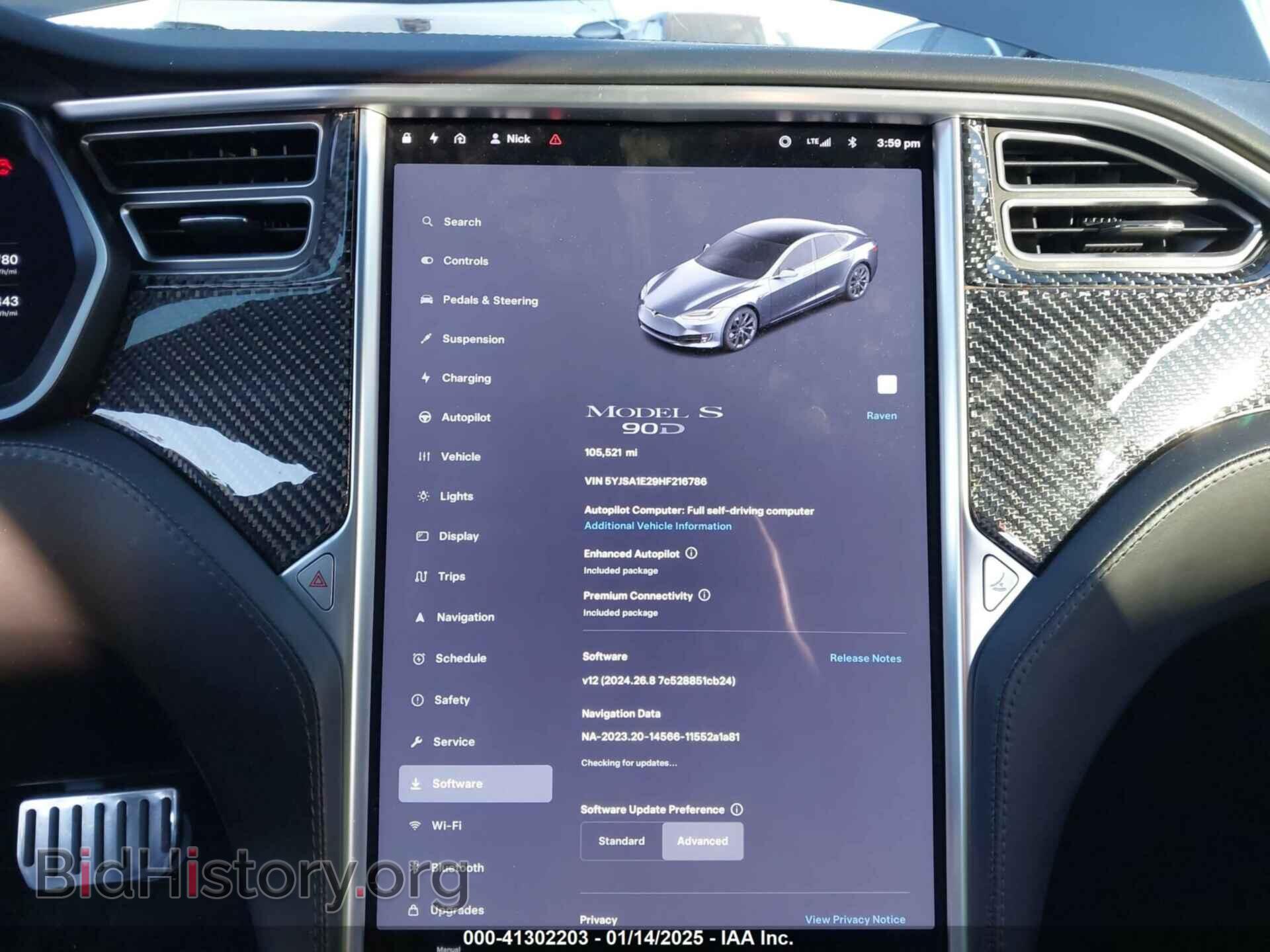 2017 TESLA MODEL S - VIN: 5YJSA1E29HF216786 - Фото 7