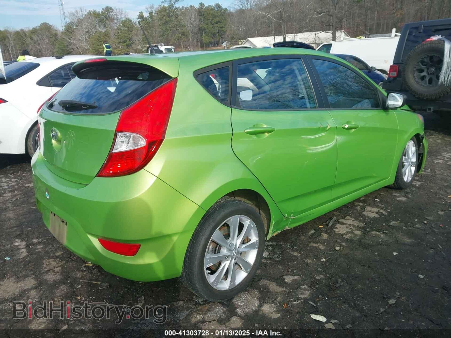 2012 HYUNDAI ACCENT - VIN: KMHCU5AE2CU026701 - Фото 4