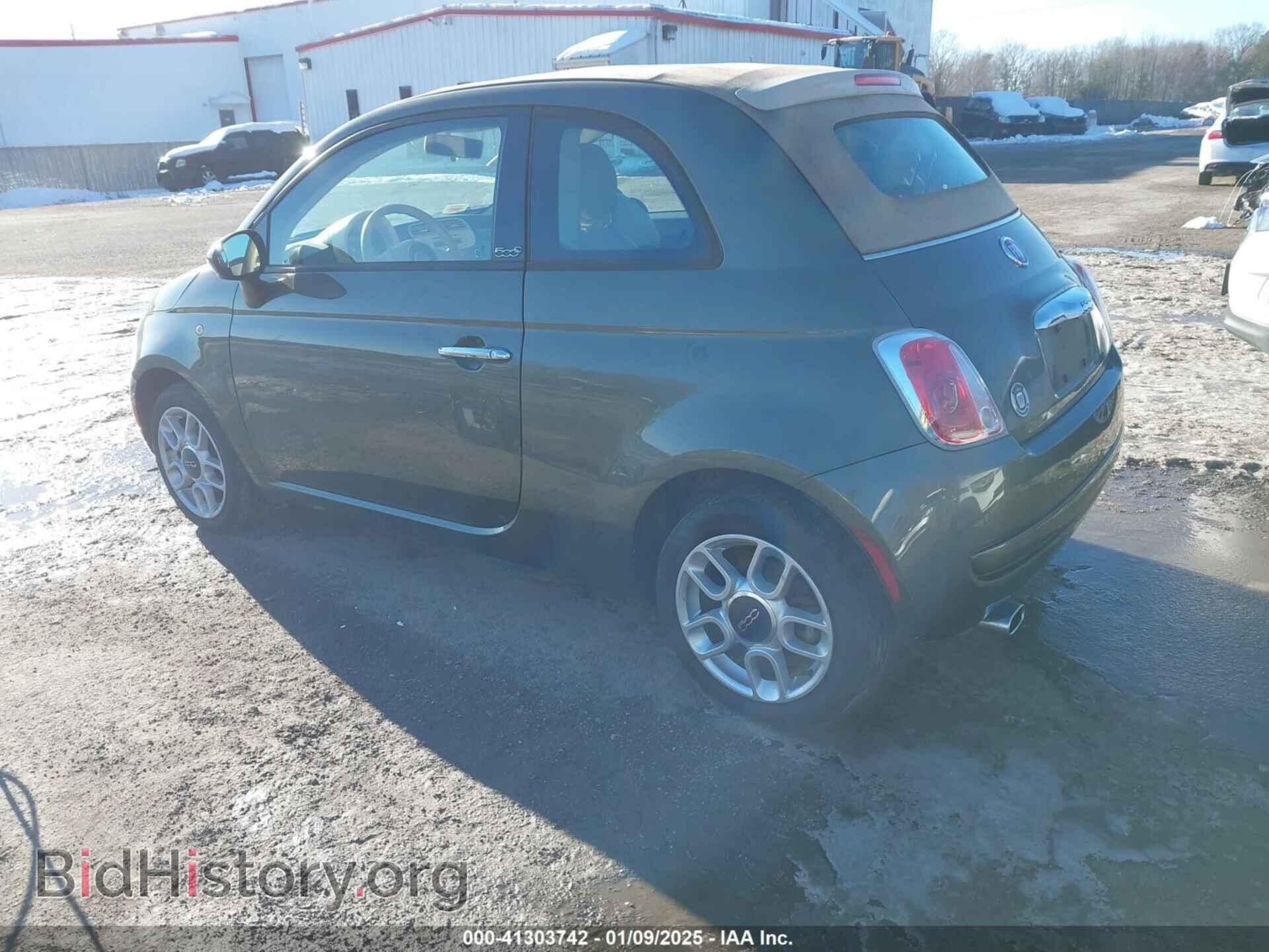 2012 FIAT 500C - VIN: 3C3CFFDR6CT269638 - Фото 3