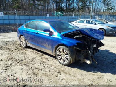 2015 Chrysler 200 Limited, синий — VIN 1C3CCCAB7FN546882, IAAI