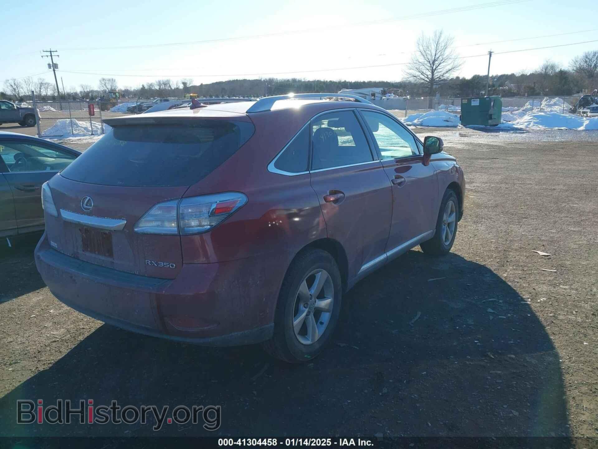 2011 LEXUS RX 350 - VIN: 2T2BK1BA6BC083629 - Фото 4