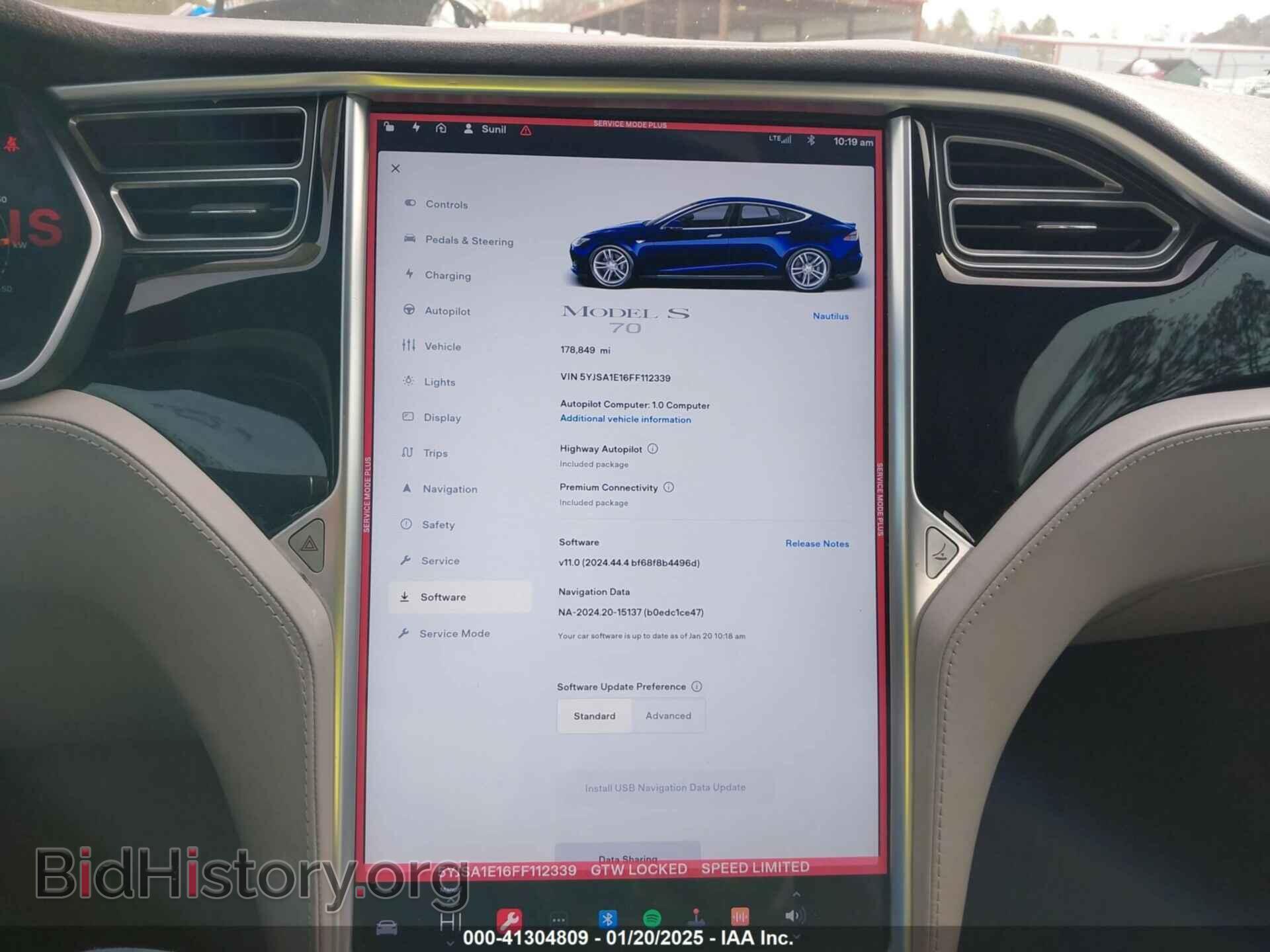 2015 TESLA MODEL S - VIN: 5YJSA1E16FF112339 - Photo 18
