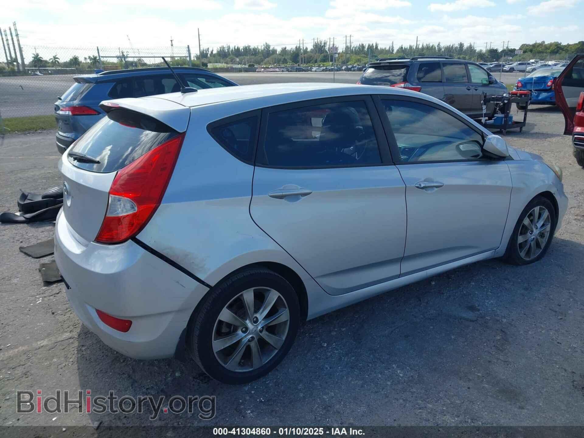 2012 HYUNDAI ACCENT - VIN: KMHCU5AE7CU005780 - Фото 4