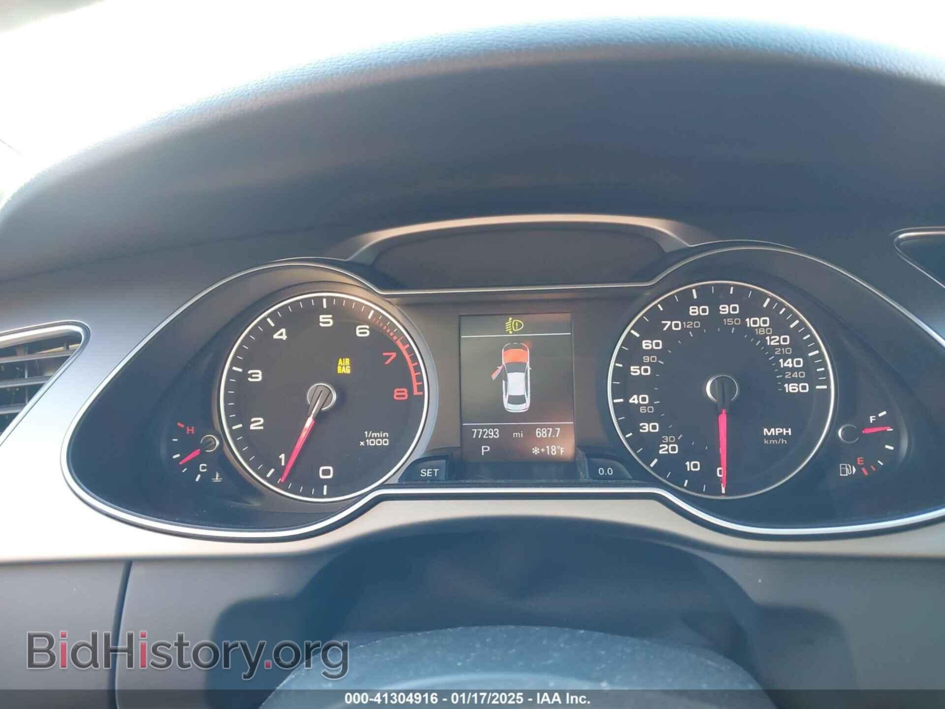 2013 AUDI A4 - VIN: WAUFFAFL1DN044983 - Фото 7