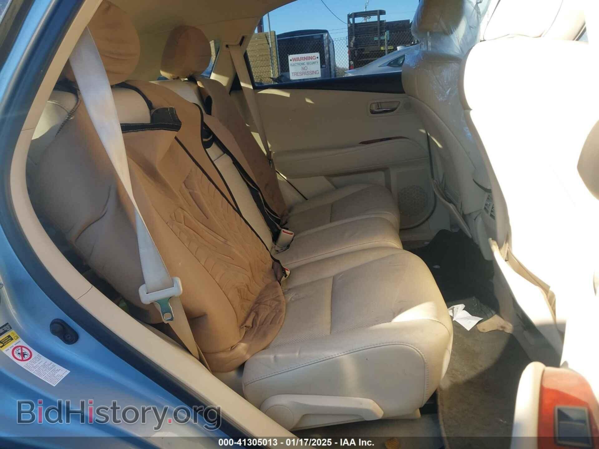 2011 LEXUS RX 350 - VIN: 2T2BK1BAXBC100187 - Фото 8