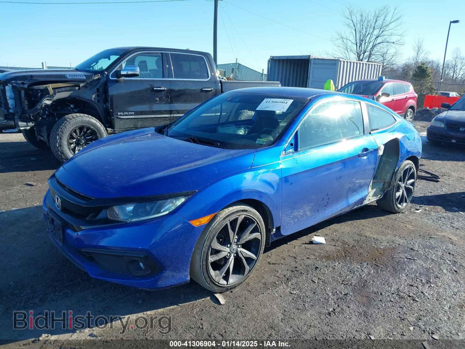 2019 HONDA CIVIC - VIN: 2HGFC4A86KH307086 - Фото 2