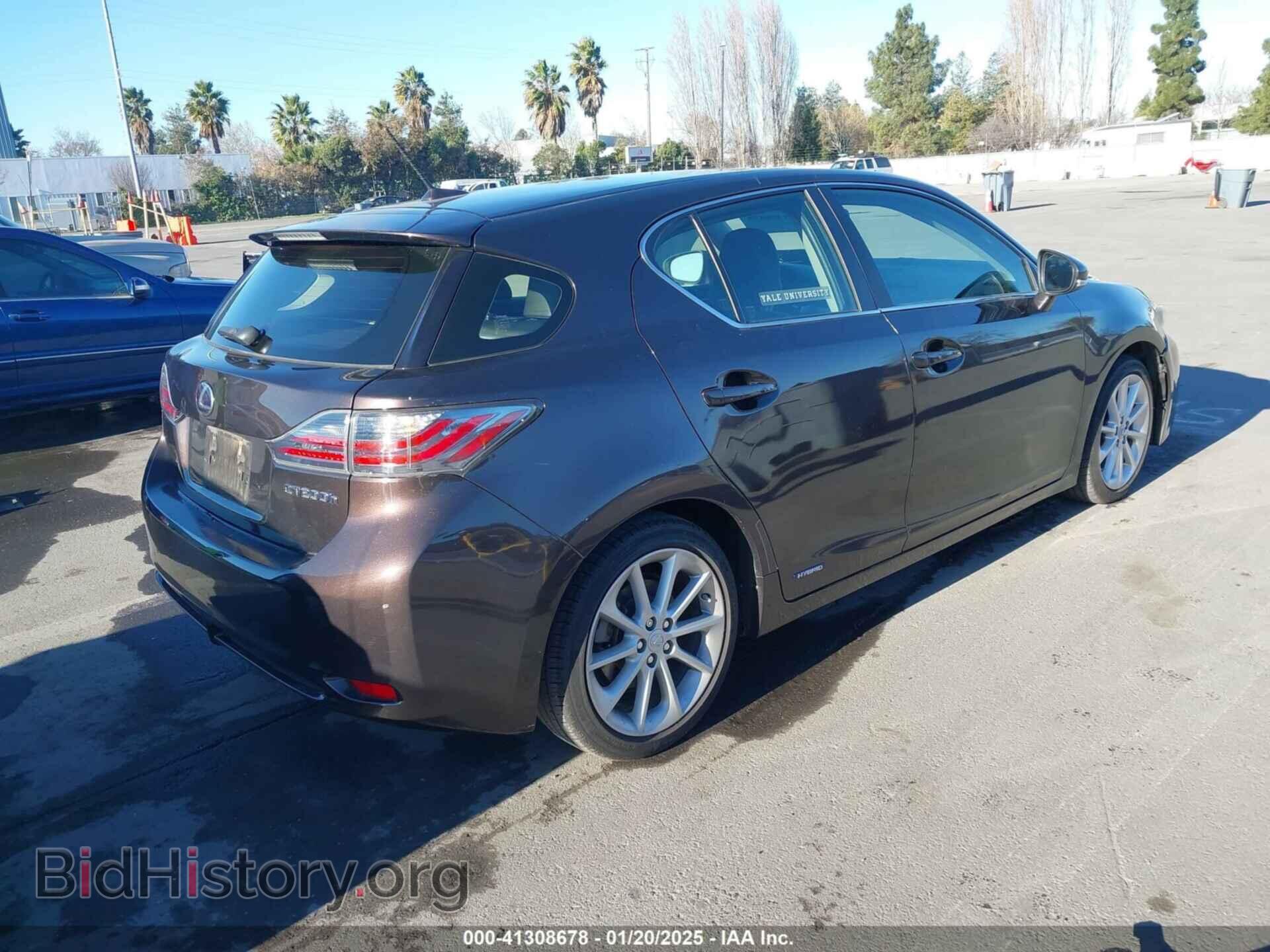2013 LEXUS CT 200H - VIN: JTHKD5BH1D2147644 - Фото 4