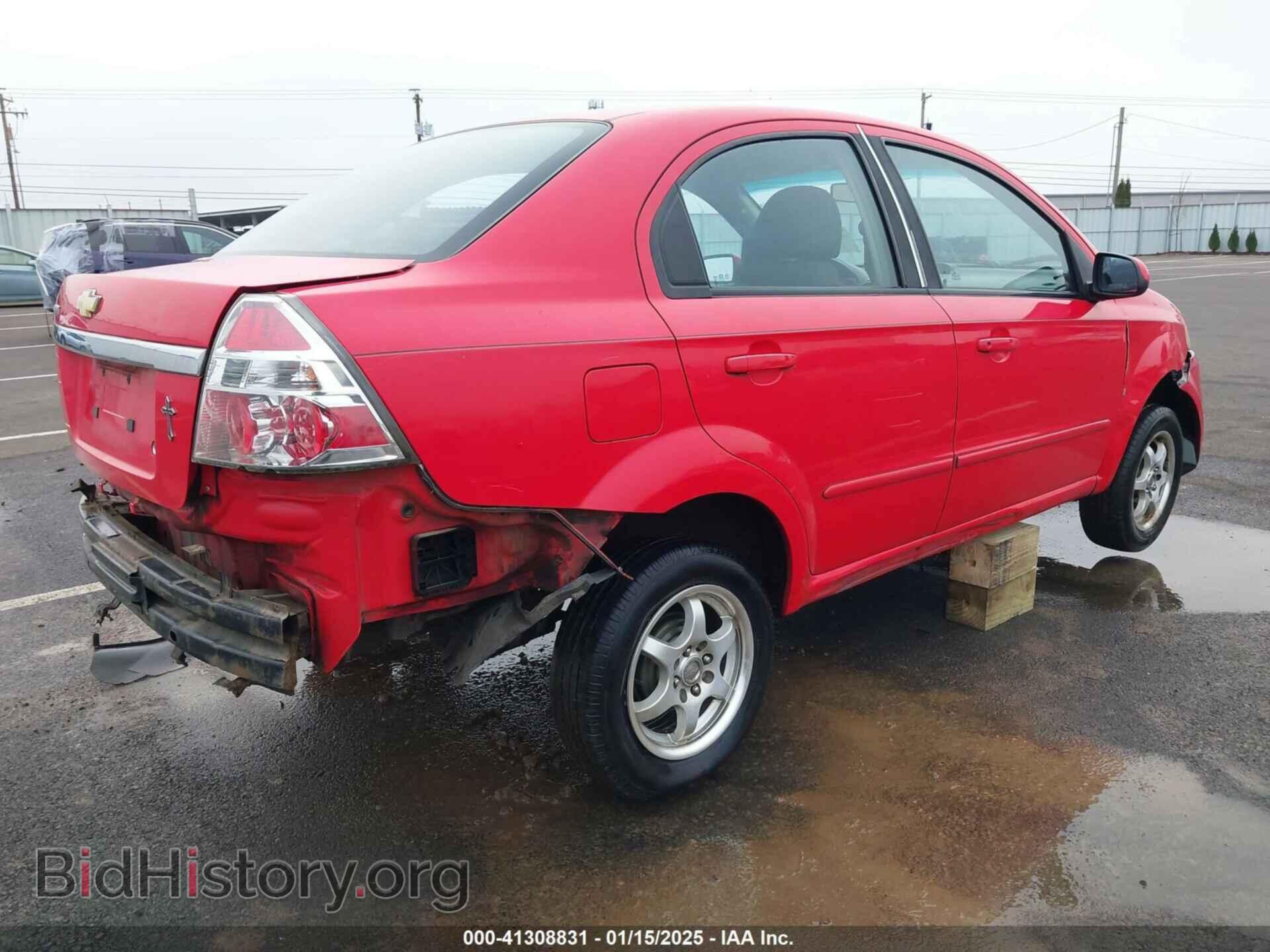 2009 CHEVROLET AVEO - VIN: KL1TD56E09B308523 - Фото 4