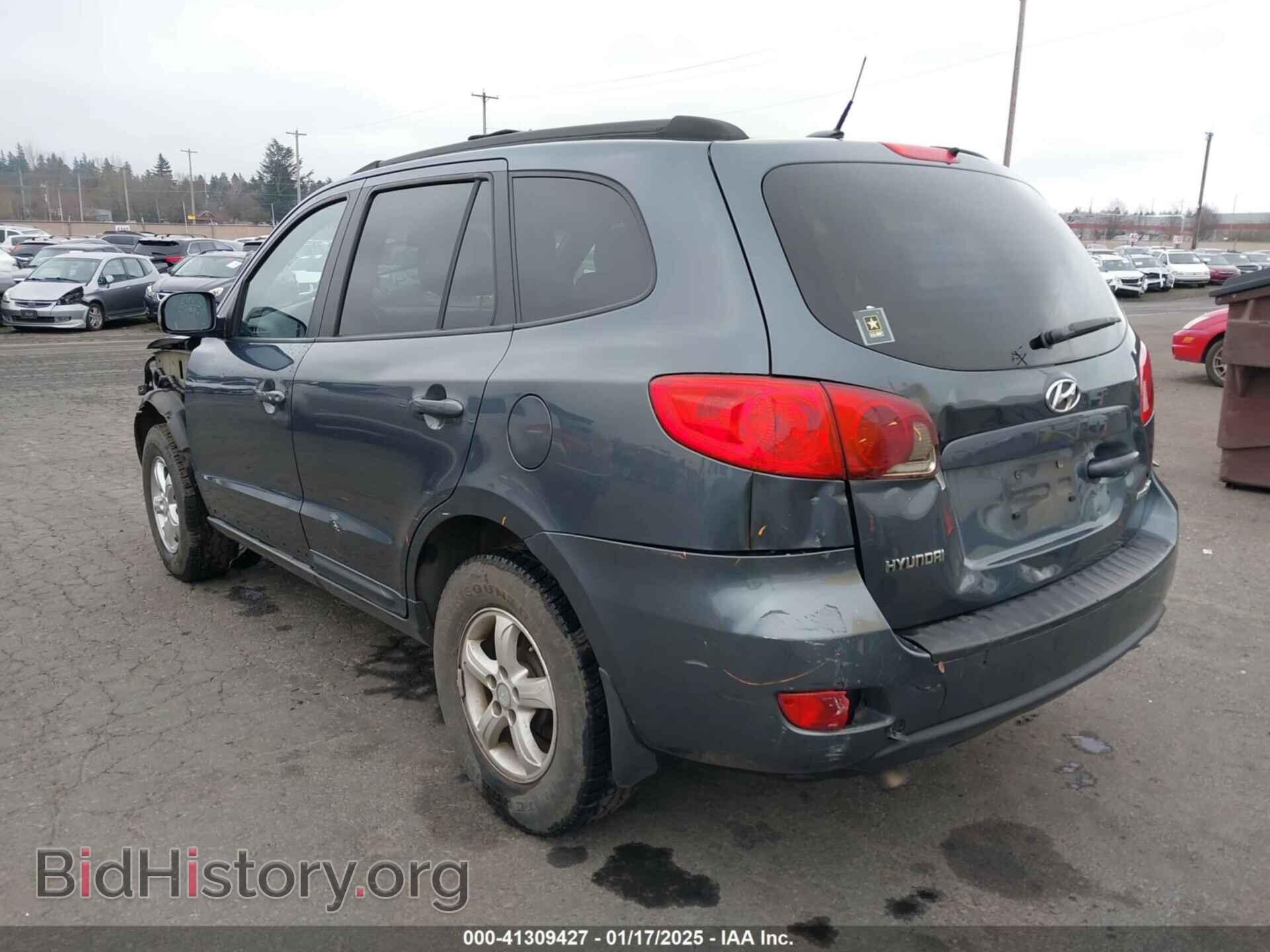 2008 HYUNDAI SANTA FE - VIN: 5NMSG13D68H149551 - Фото 3