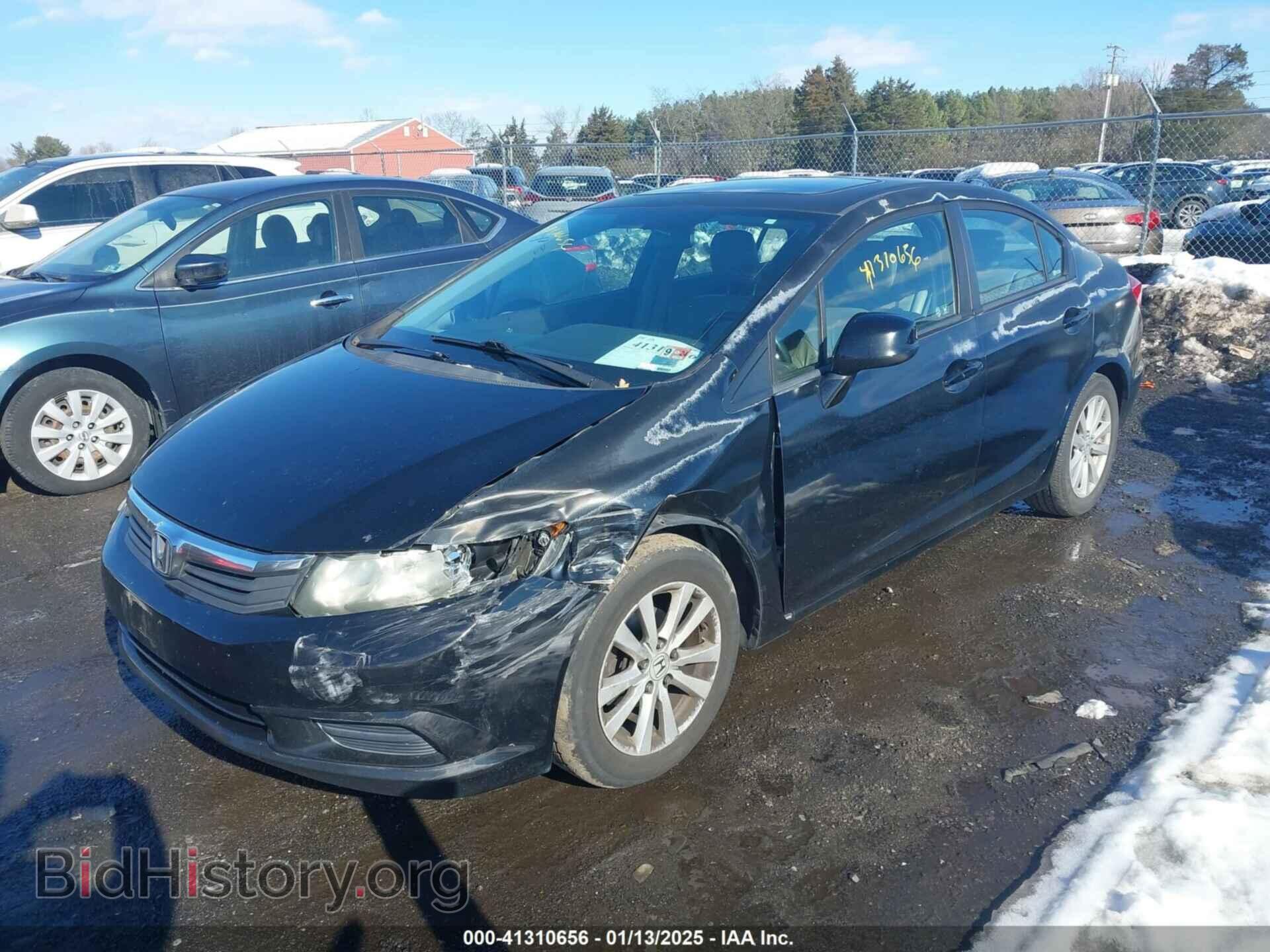 2012 HONDA CIVIC SDN - VIN: 2HGFB2F93CH545858 - Фото 2