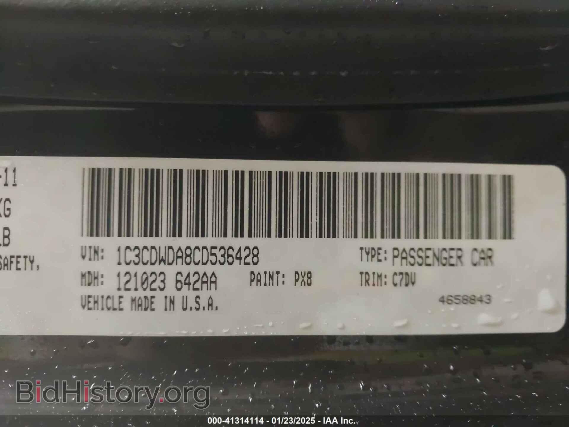 2012 DODGE CALIBER - VIN: 1C3CDWDA8CD536428 - Photo 9