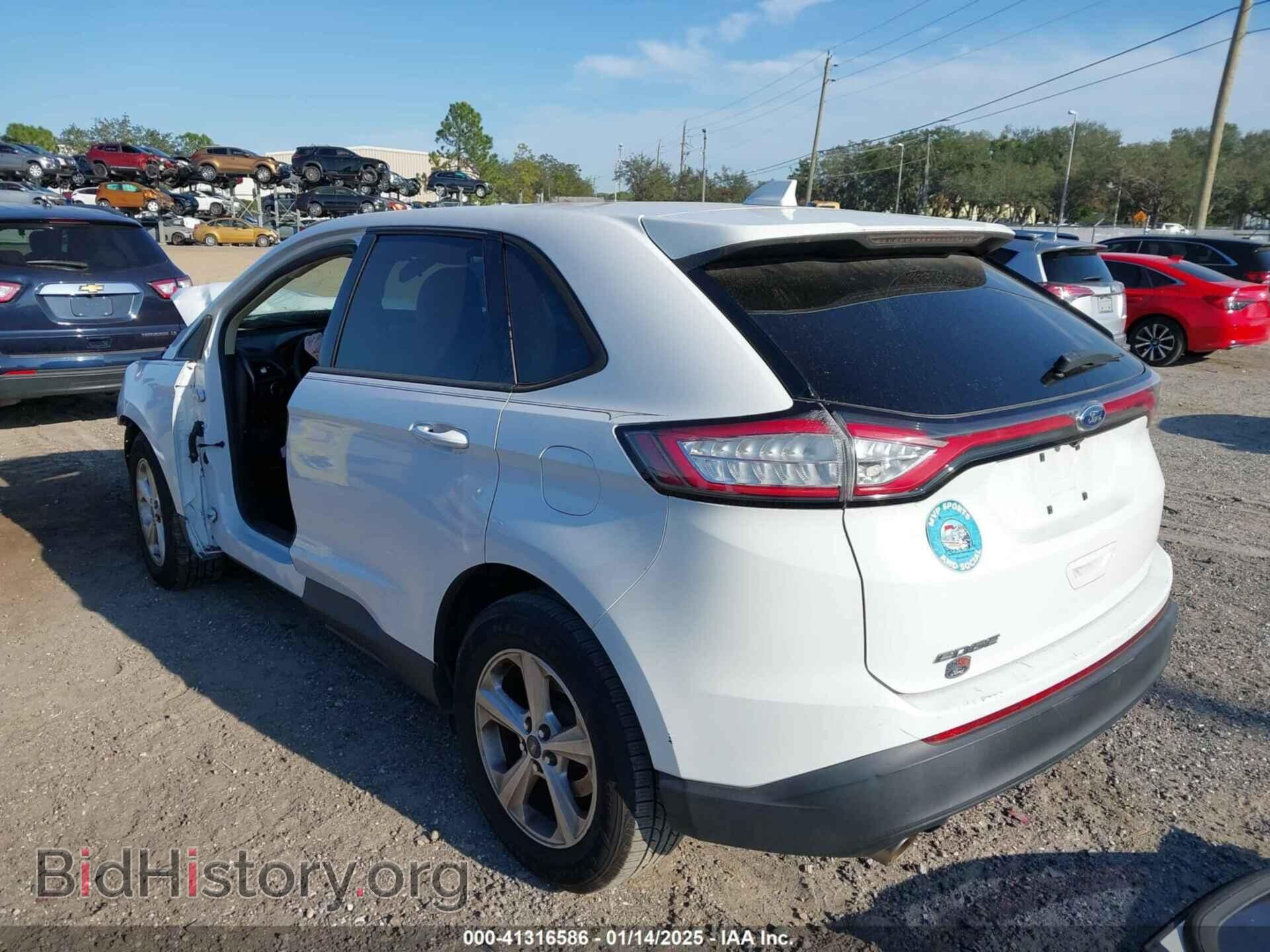 2015 FORD EDGE - VIN: 2FMTK3G81FBB37553 - Фото 3
