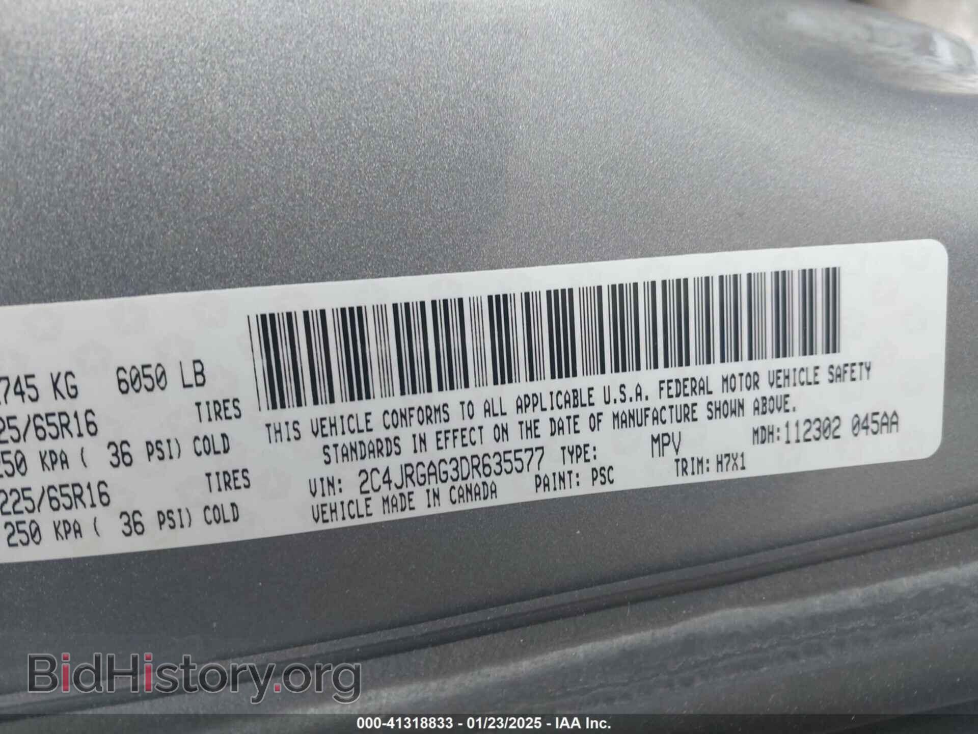 2013 RAM CARGO - VIN: 2C4JRGAG3DR635577 - Photo 9